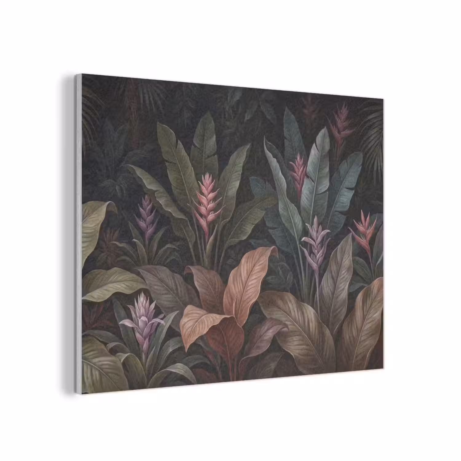 Planten - Tropisch - Jungle - Donker - Natuur PET vilt klein -3d