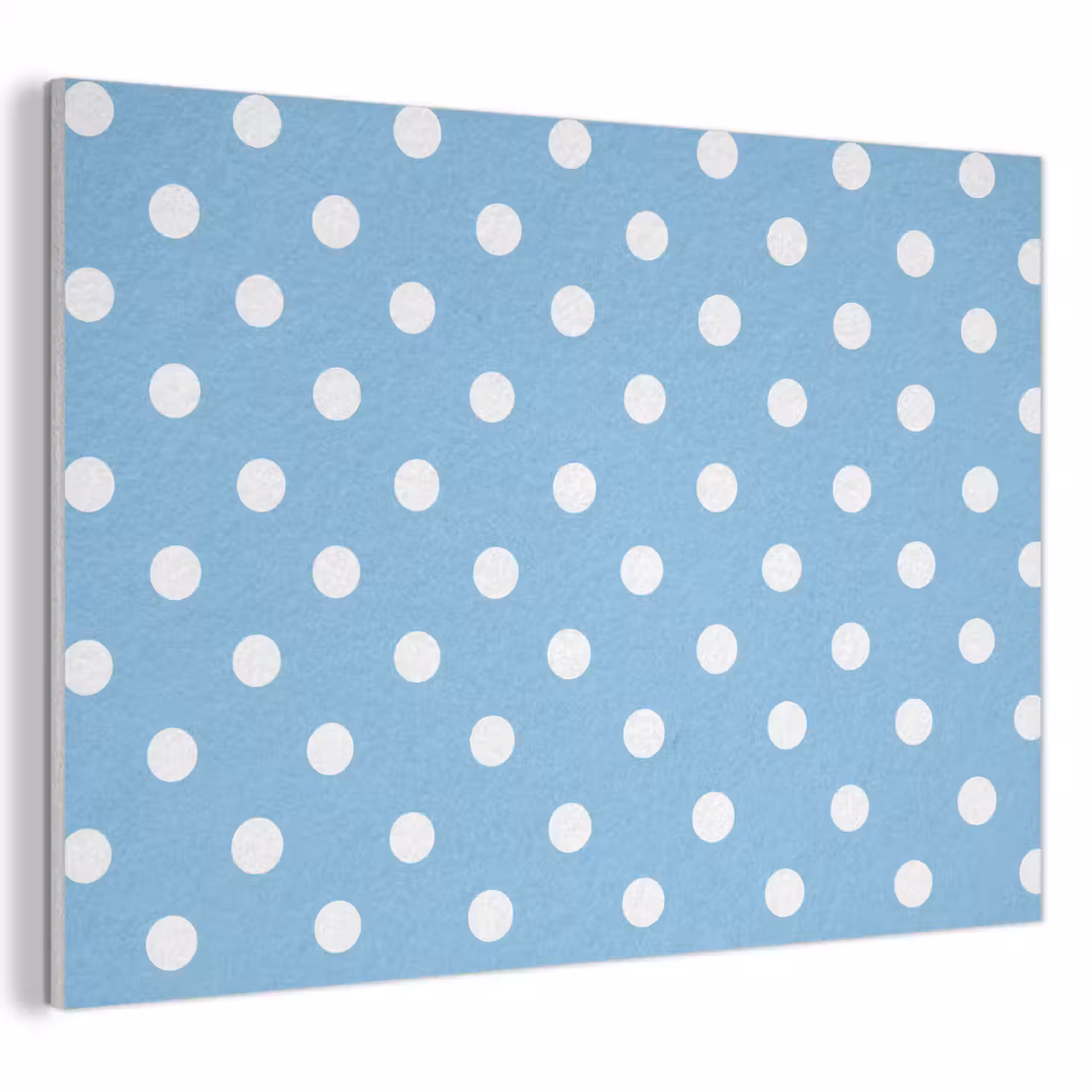 Polka - Dots - Blauw PET vilt klein 837 -3d