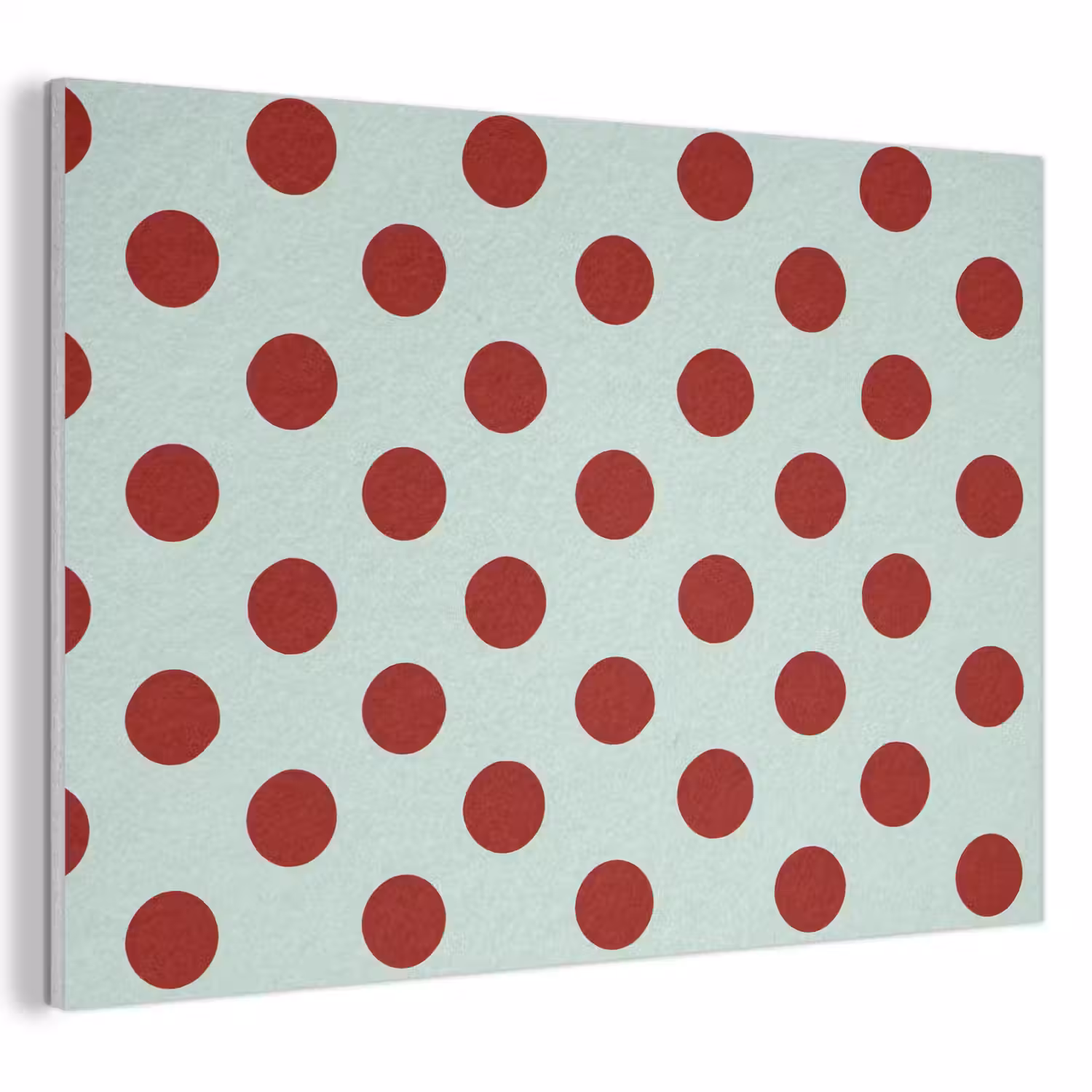 Polka - Dots - Rood PET vilt klein 837 -3d