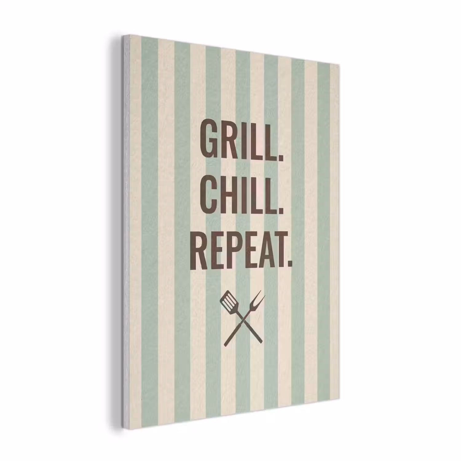 Quote - Strepen - Grill PET vilt klein -3d