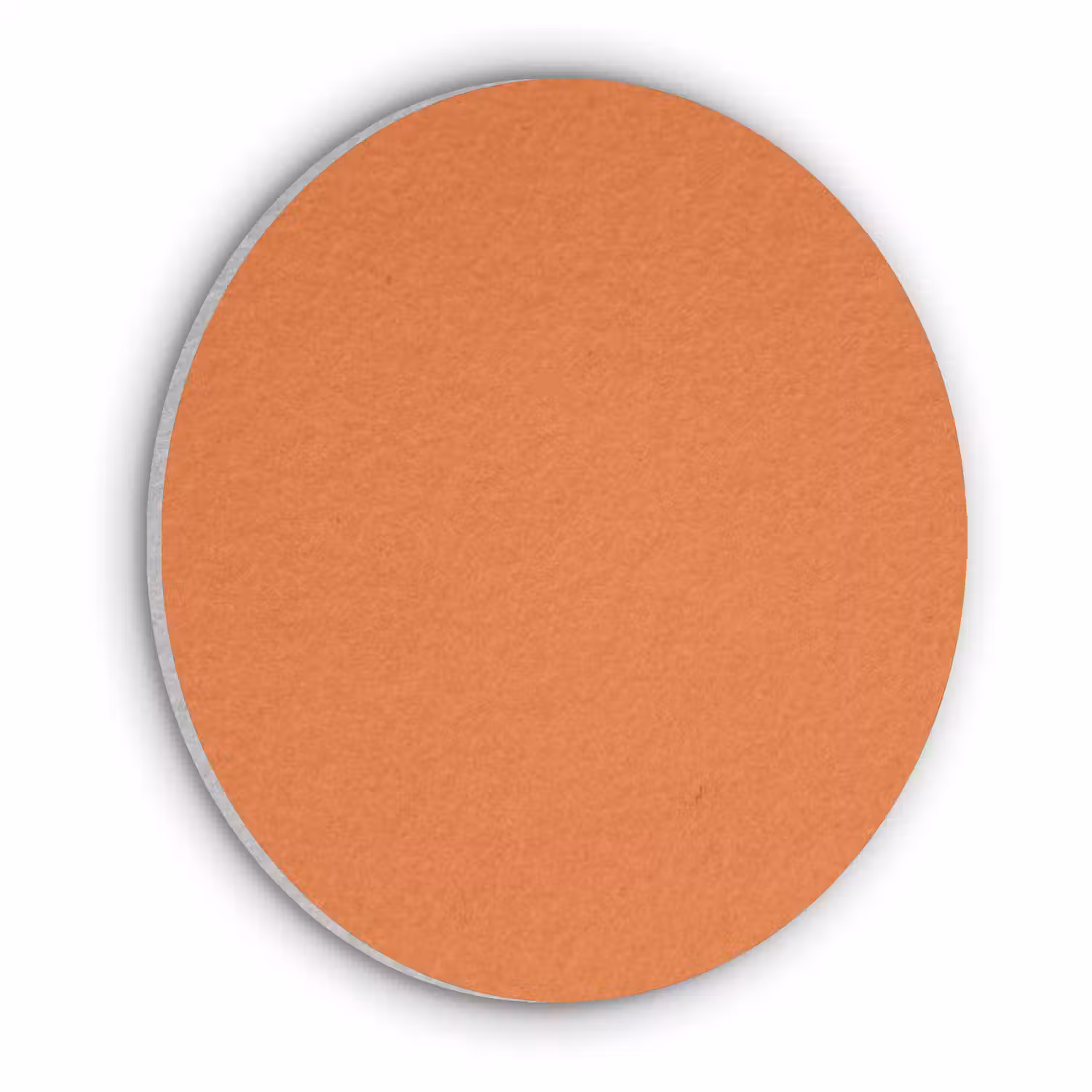 Burnt - Sienna - Oranje Akoestische PET Vilt - Rond klein 838 -3d