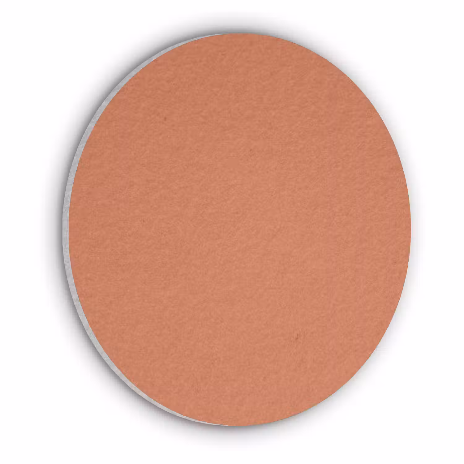 Classic - Terracotta - Oranje Akoestische PET Vilt - Rond klein 838 -3d