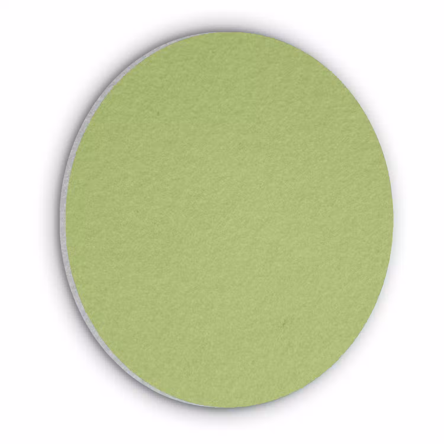 Lime - Glow - Groen Akoestische PET Vilt - Rond klein 838 -3d