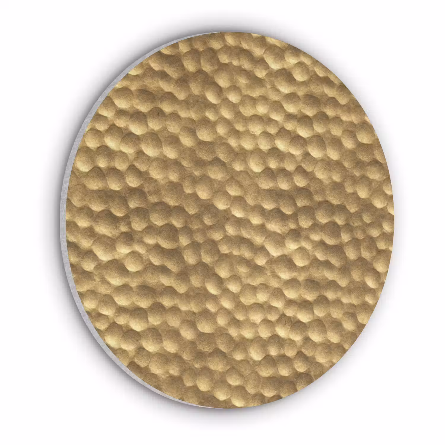 Metaal - Dynamisch - Goud Akoestische PET Vilt - Rond klein 838 -3d
