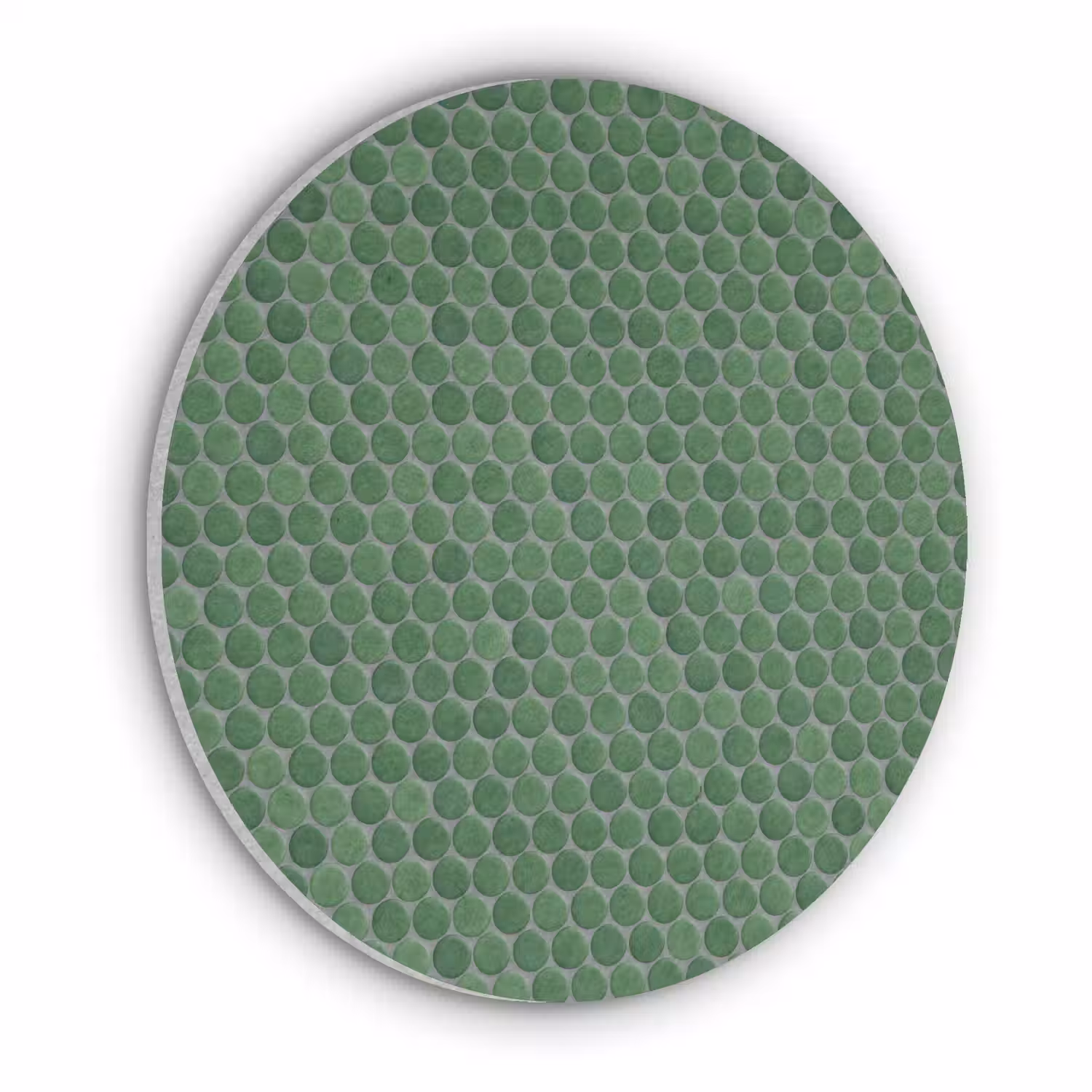 Penny - Mozaïek - Bosgroen - Green Akoestische PET Vilt - Rond klein 838 -3d