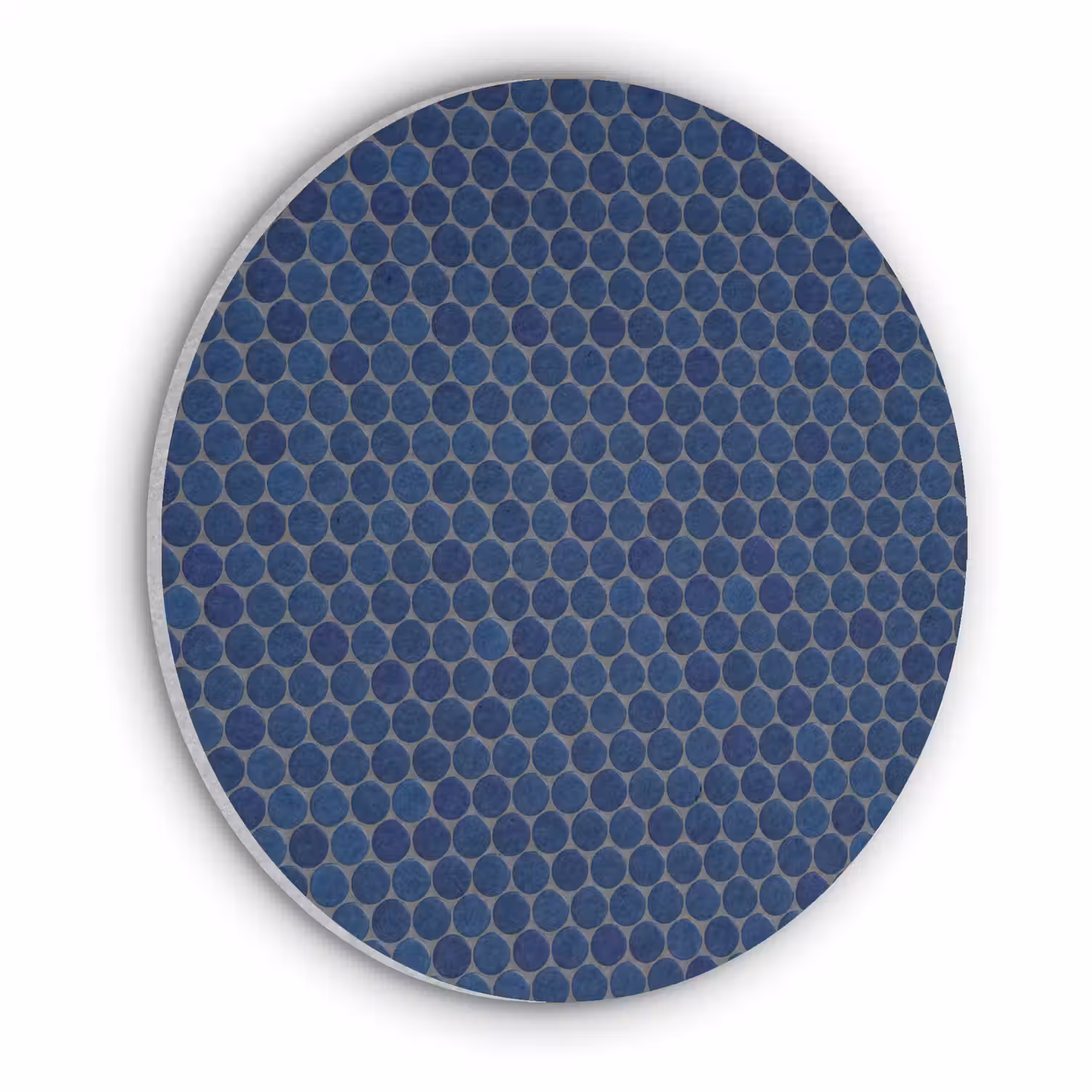 Penny - Mozaïek - Donkerblauw Akoestische PET Vilt - Rond klein 838 -3d
