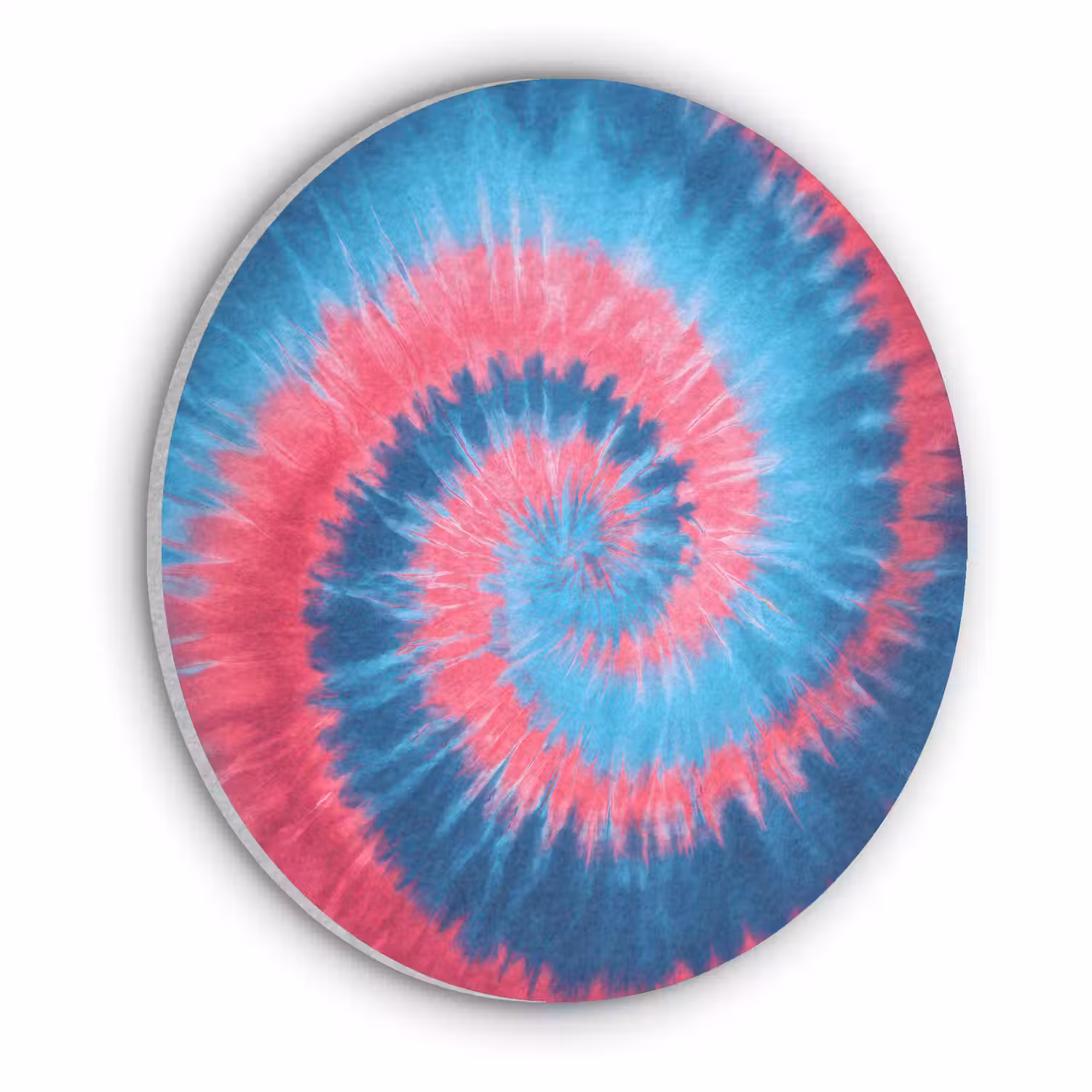Spiraal - Roze - Draaiend Akoestische PET Vilt - Rond klein -3d