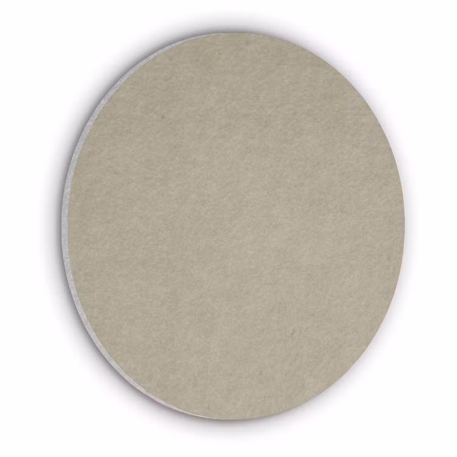 Taupekleur - Gewolkt textuur - Natuurlijk Akoestische PET Vilt - Rond klein 838 -3d