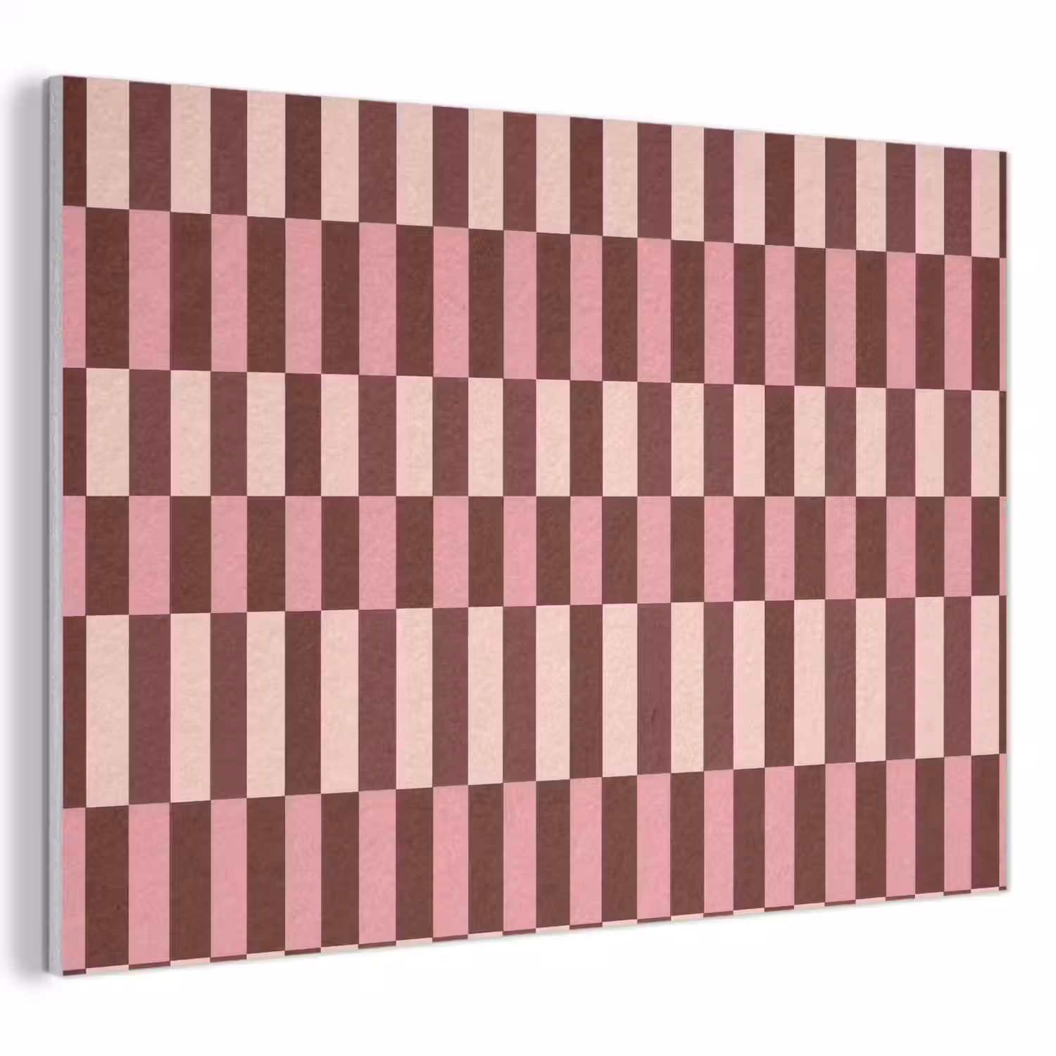 Roze - Rood - Blokjes PET vilt klein 837 -3d