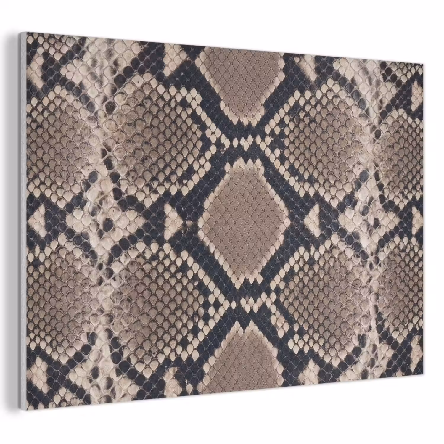 Slangenprint - Python - Bruin PET vilt klein -3d