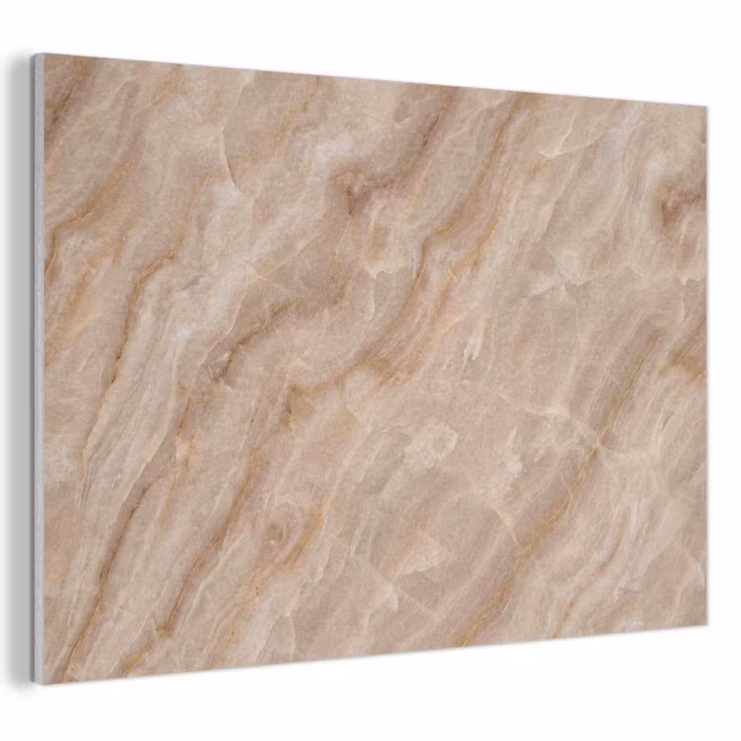 Steen - Ader - Natuur - Modern - Beige PET vilt klein -3d
