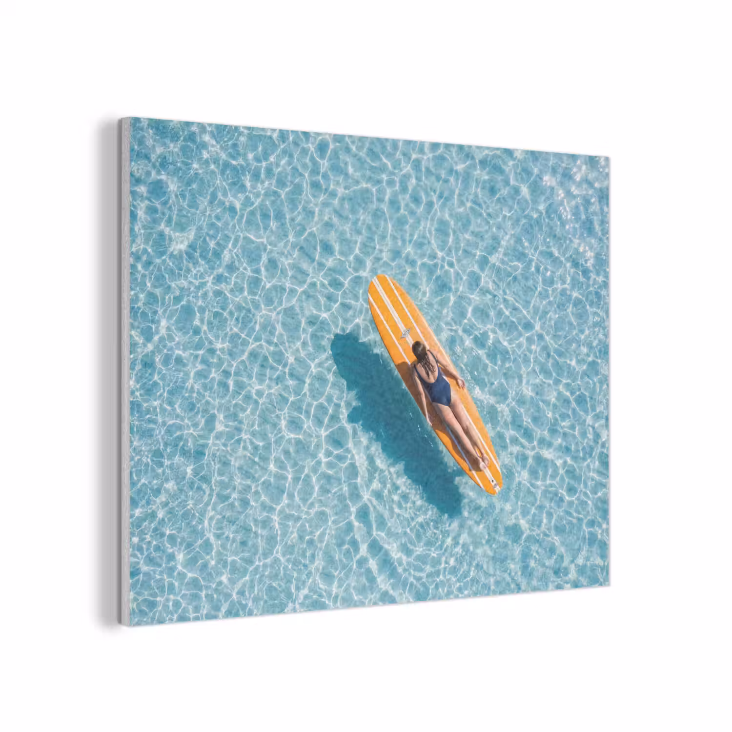Surfboard - Water - Badpak - Oranje PET vilt klein -3d