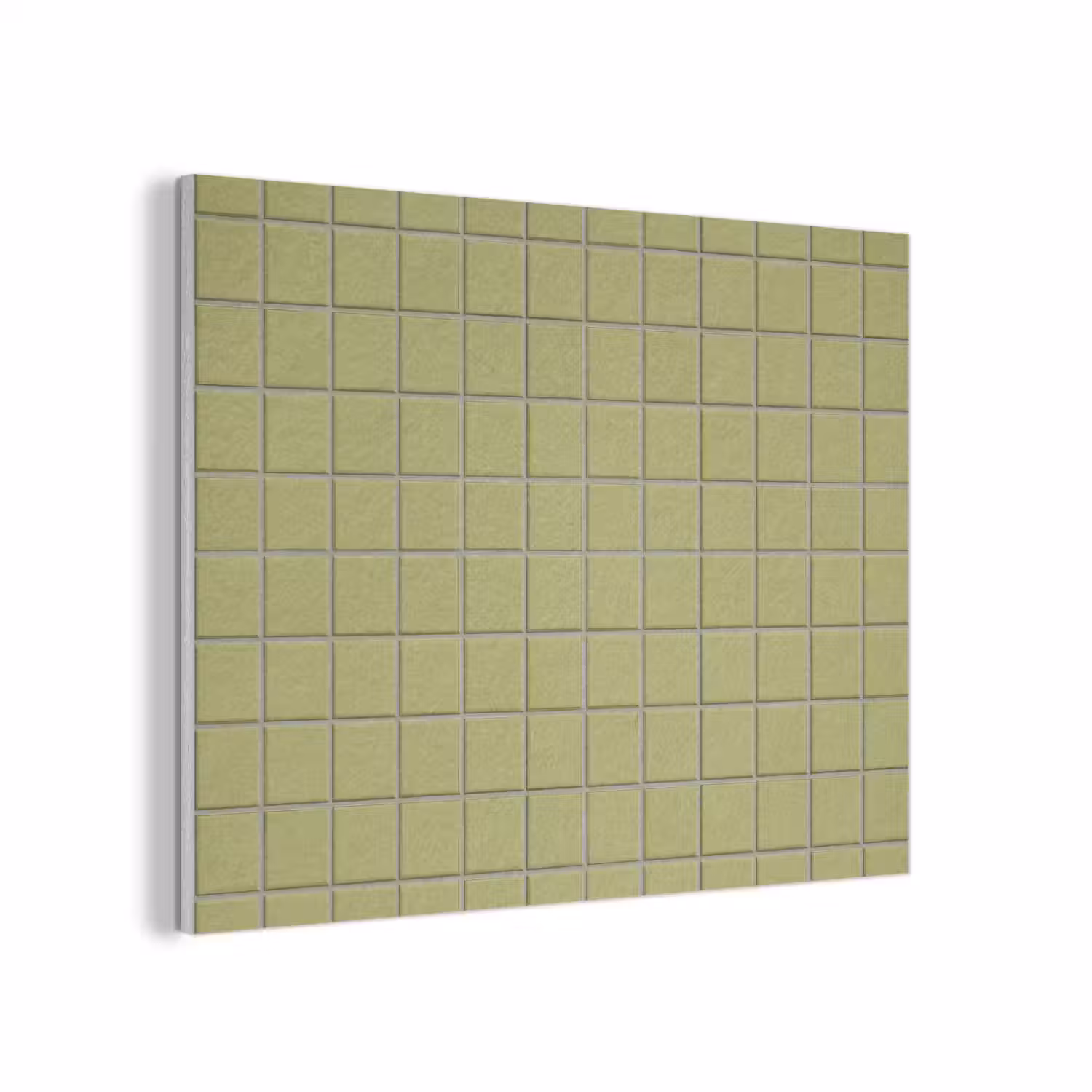 Tegel - Patroon - Olijfgroen PET vilt klein 837 -3d