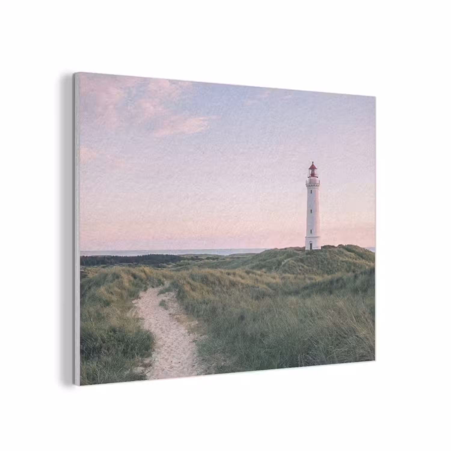 Vuurtoren - Duinlandschap - Zee PET vilt klein -3d