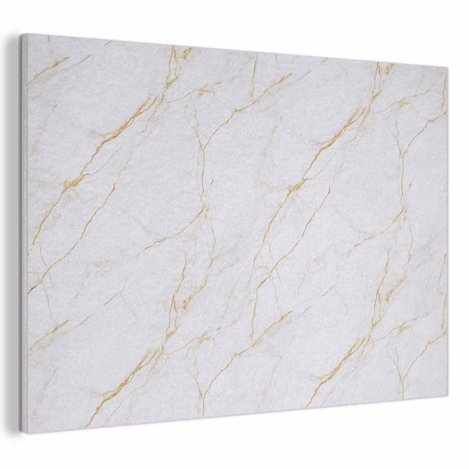 Wit - Marmer - Goud - Luxueus PET vilt klein 837 -3d