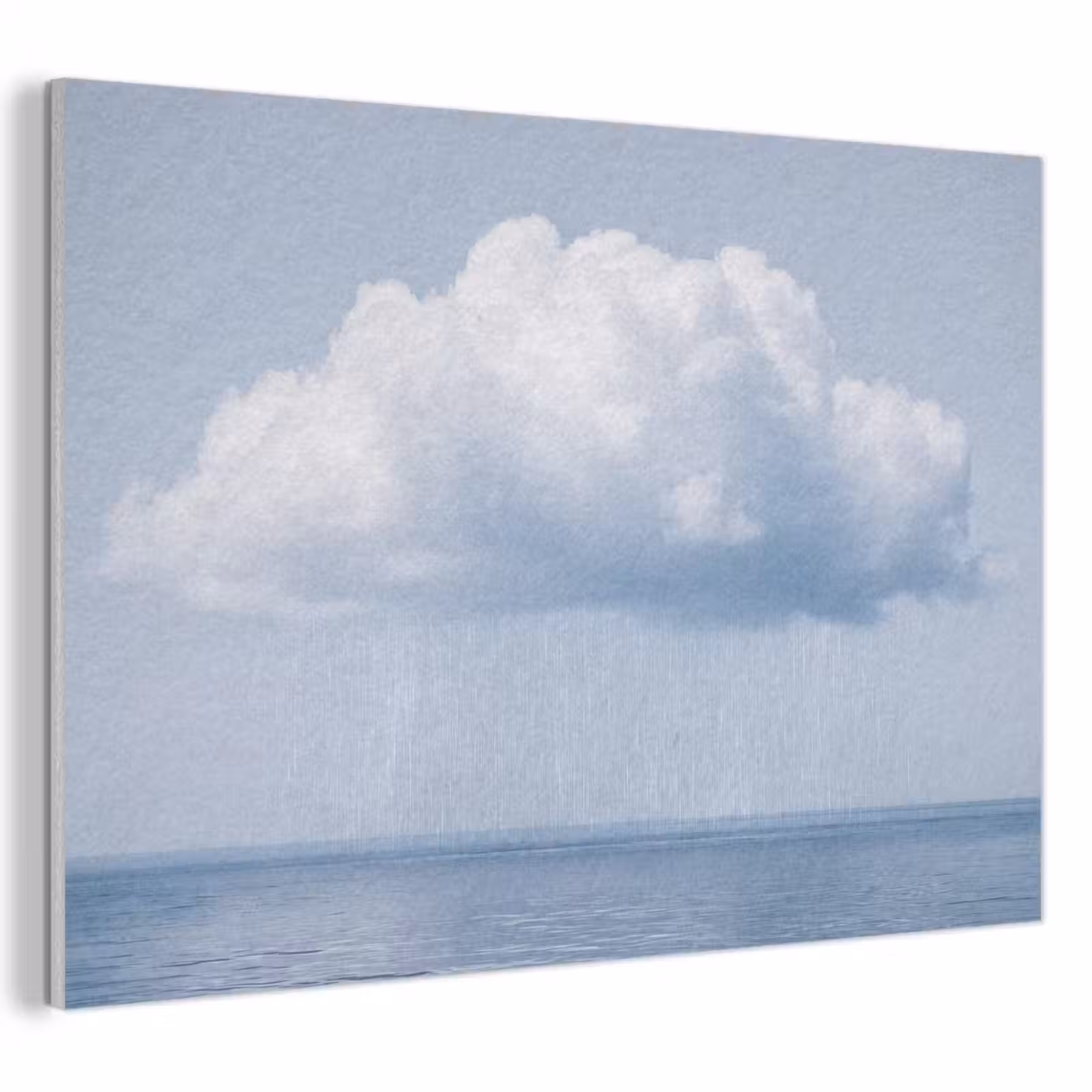 Akoestisch schilderij - Wolk - Regen - Natuur - Wolk - Regen - Natuur PET vilt klein
