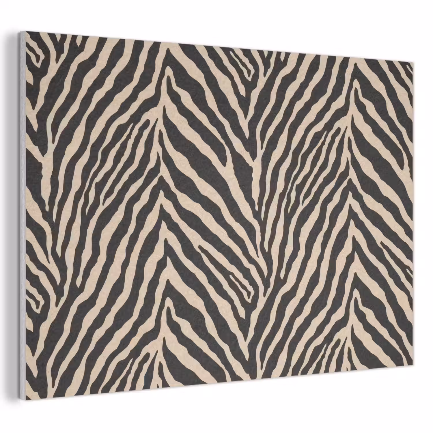 Zebra - Klassiek - Zwart PET vilt klein 837 -3d