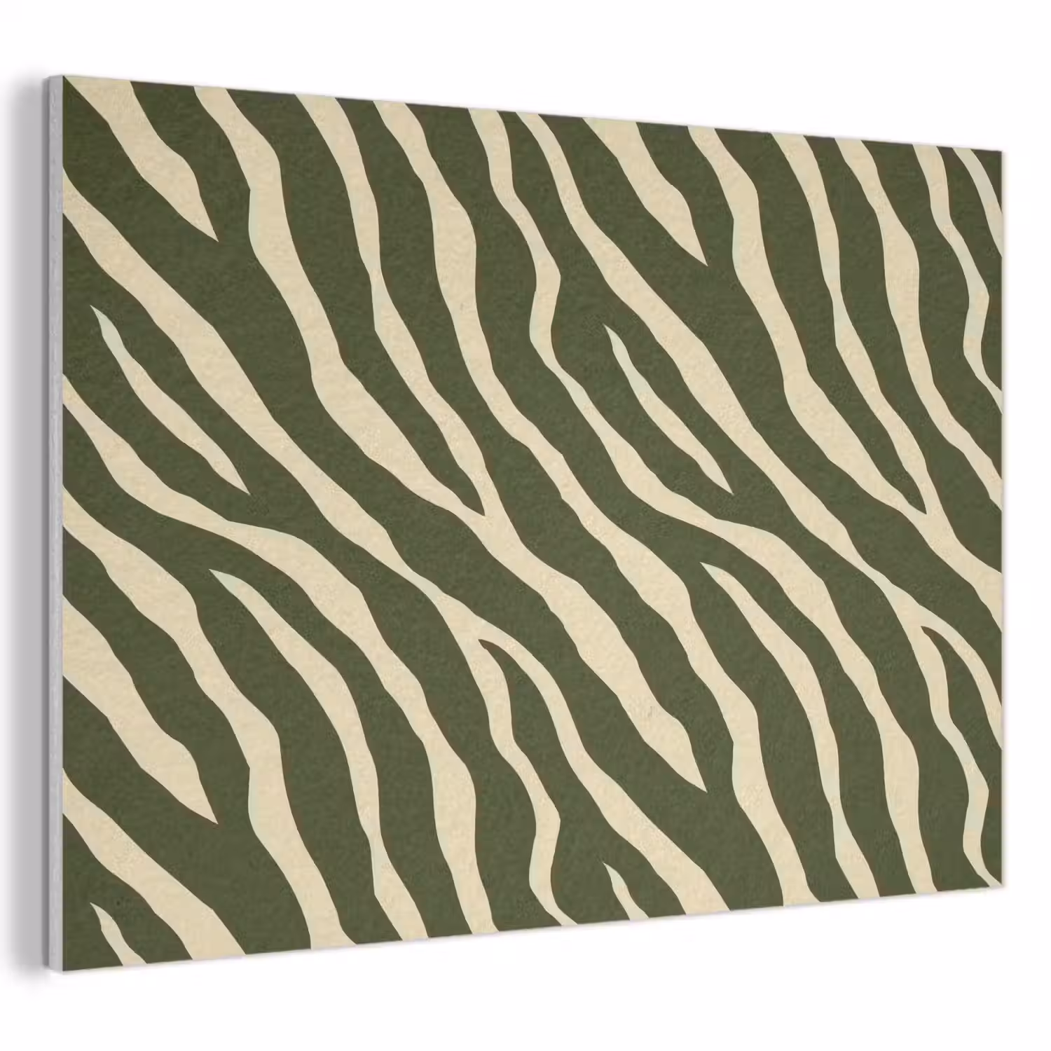 Zebra - Patroon - Groen PET vilt klein 837 -3d