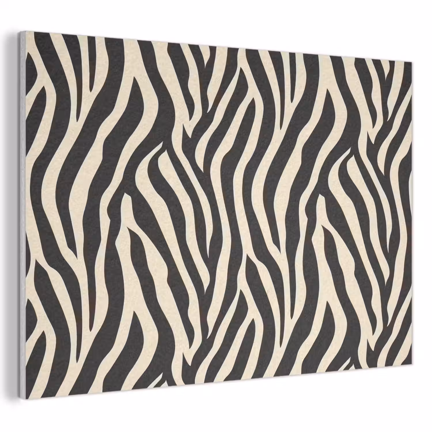 Zebra - Print - Klassiek - Zwart PET vilt klein 837 -3d