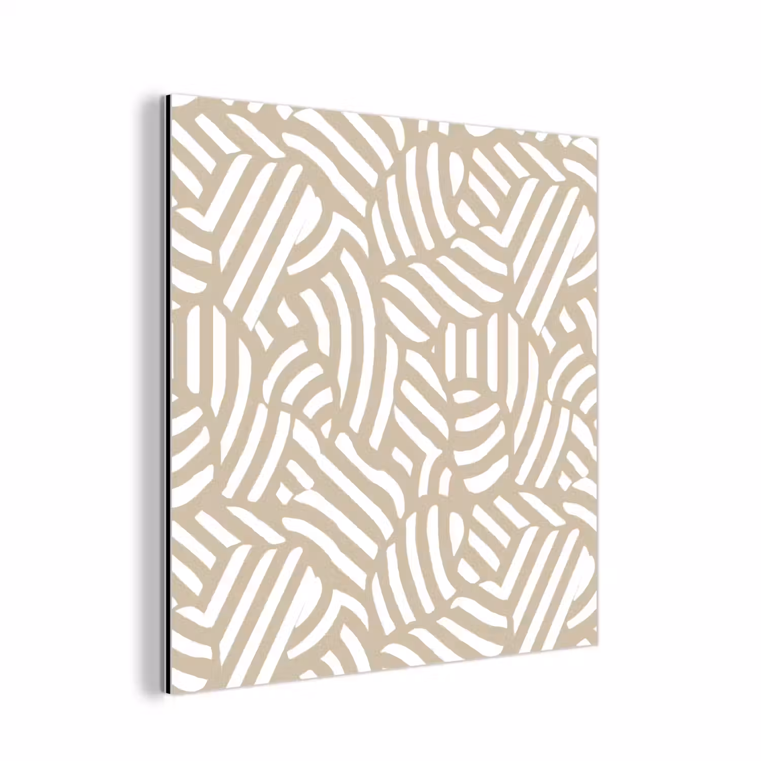 Abstract - Modern - Beige aluminium wit klein 46 -3d