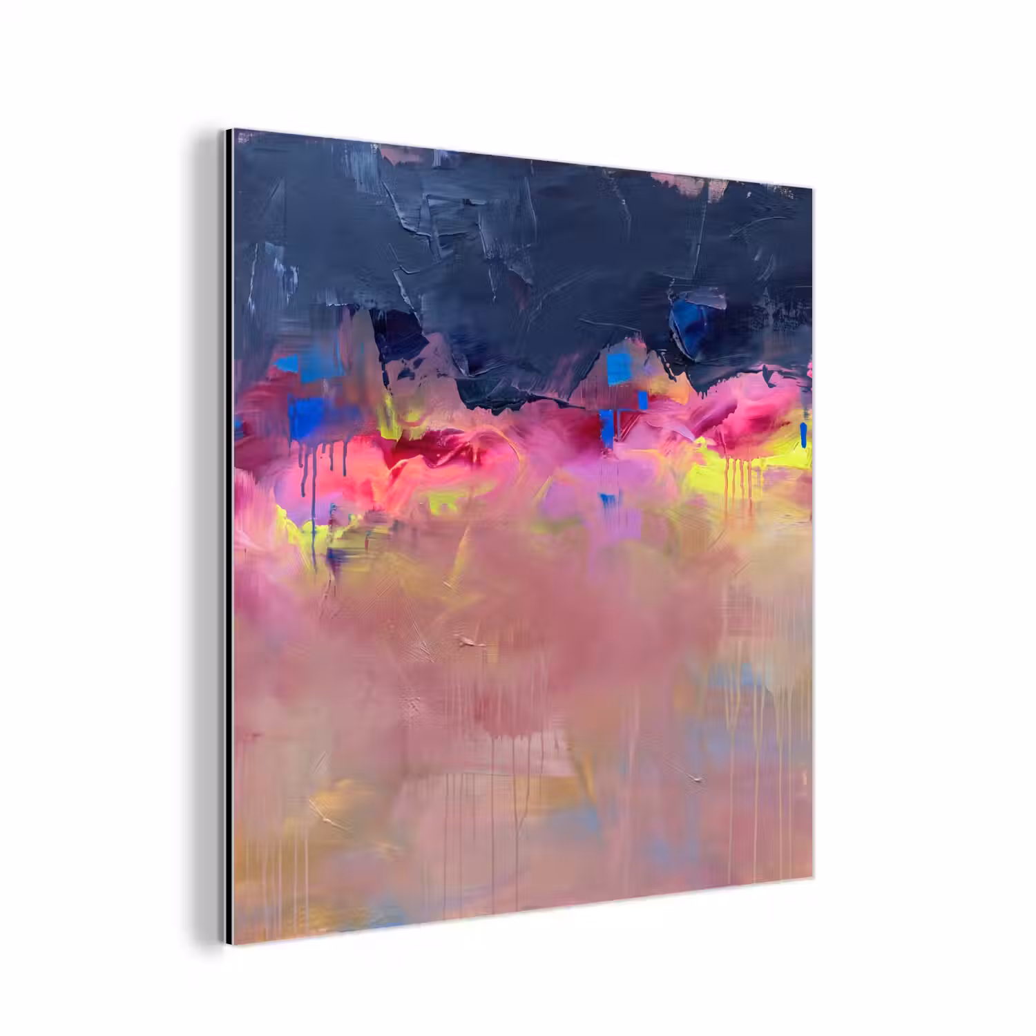 Abstract - Textuur - Kleuren - Modern - Roze aluminium wit klein -3d