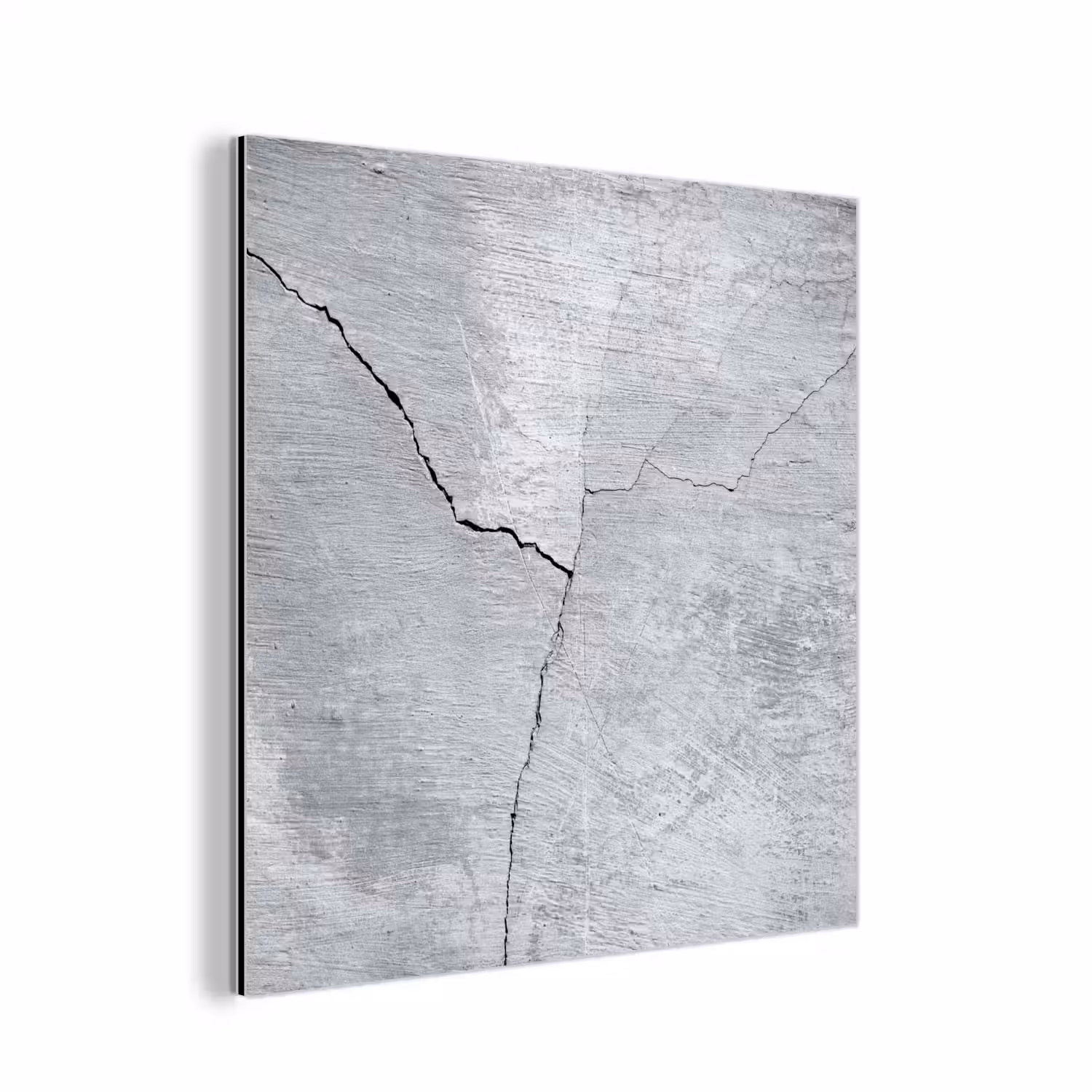 Beton - Scheur - Grijs aluminium wit klein -3d