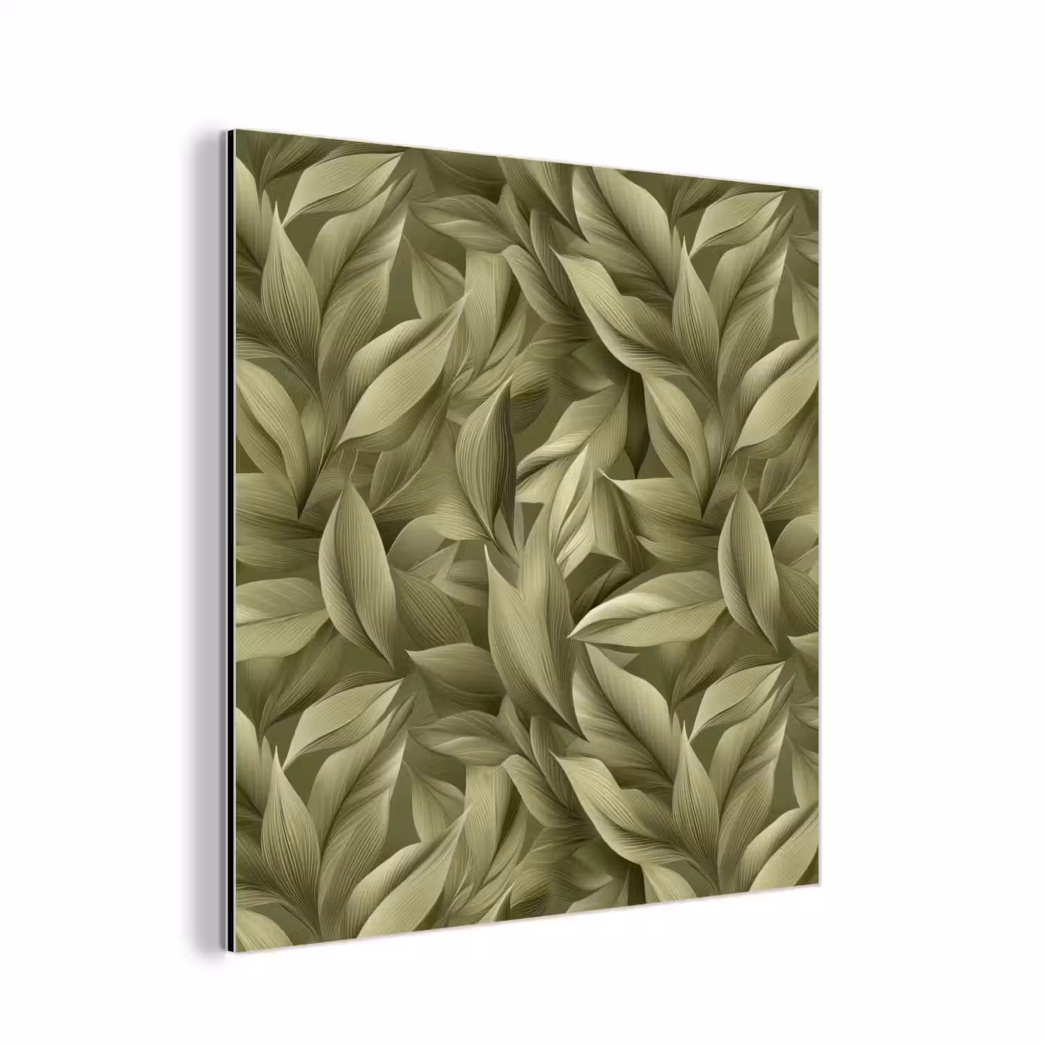 Bladeren - Modern - Groen aluminium wit klein 46 -3d