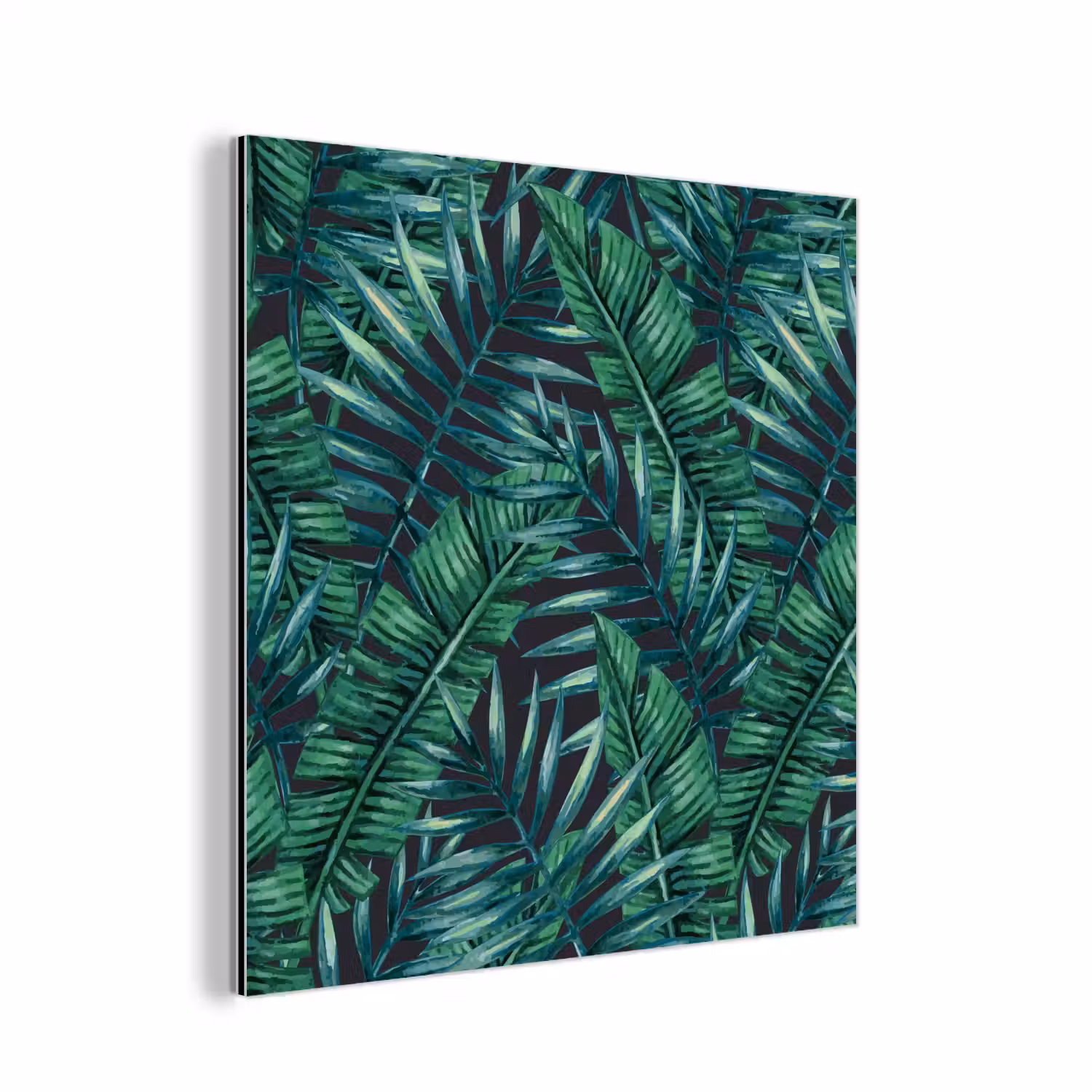 Bladeren - Tropisch - Jungle - Natuur aluminium wit klein -3d