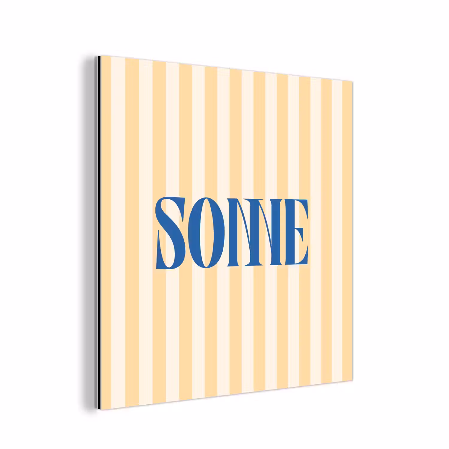 Blauw - Geel - Strepen - Sonne aluminium wit klein -3d