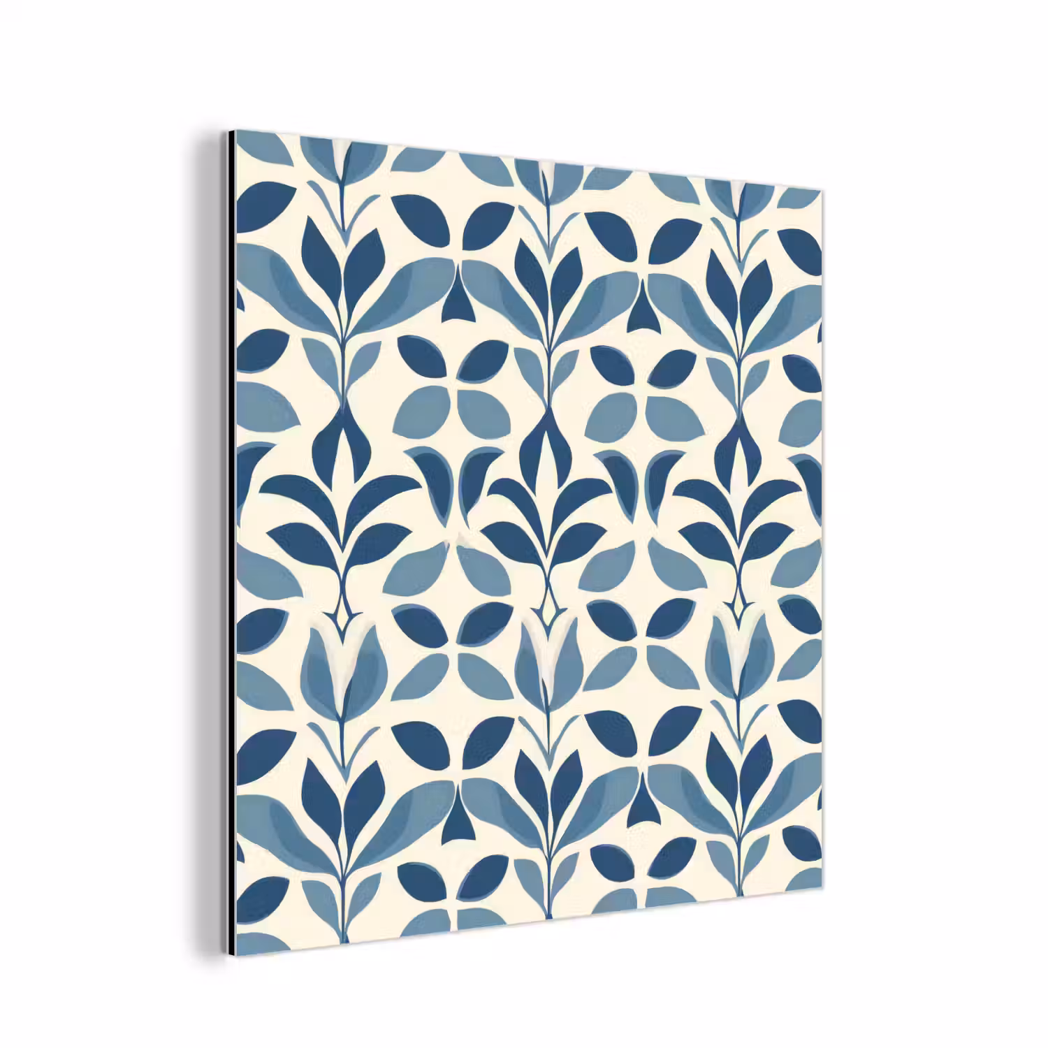 Flora - Modern - Blauw aluminium wit klein 46 -3d