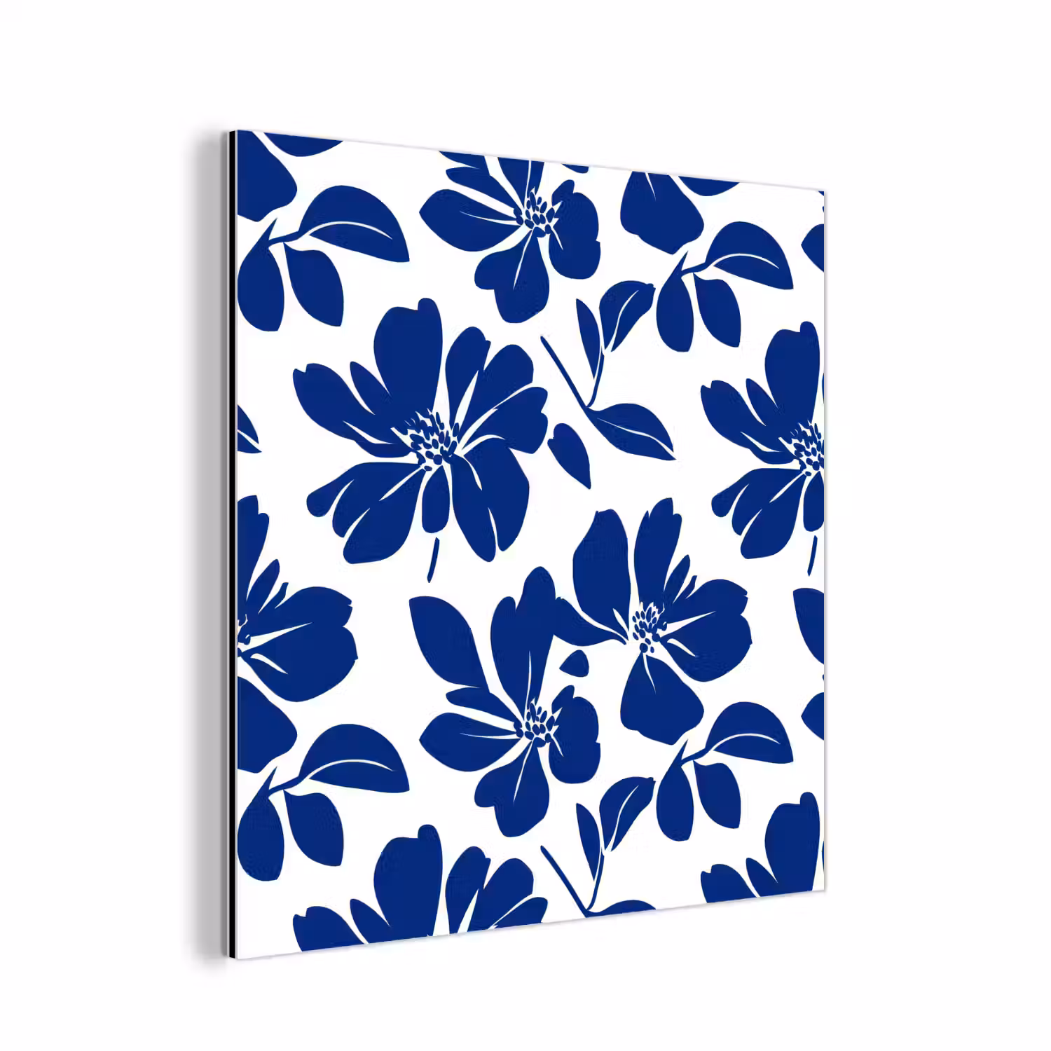 Floraal - Modern - Blauw aluminium wit klein 46 -3d