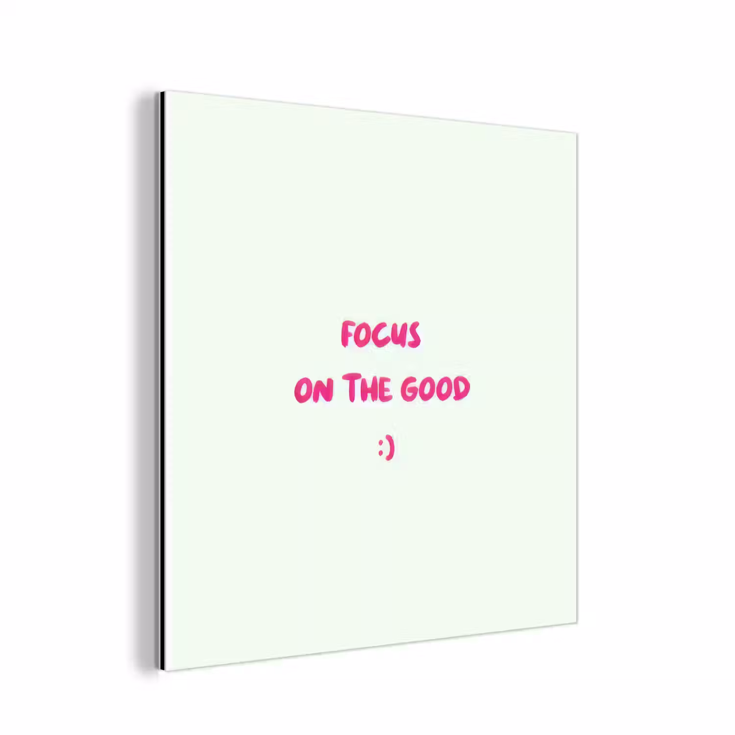 Focus - Beige - Roze - Smiley aluminium wit klein -3d