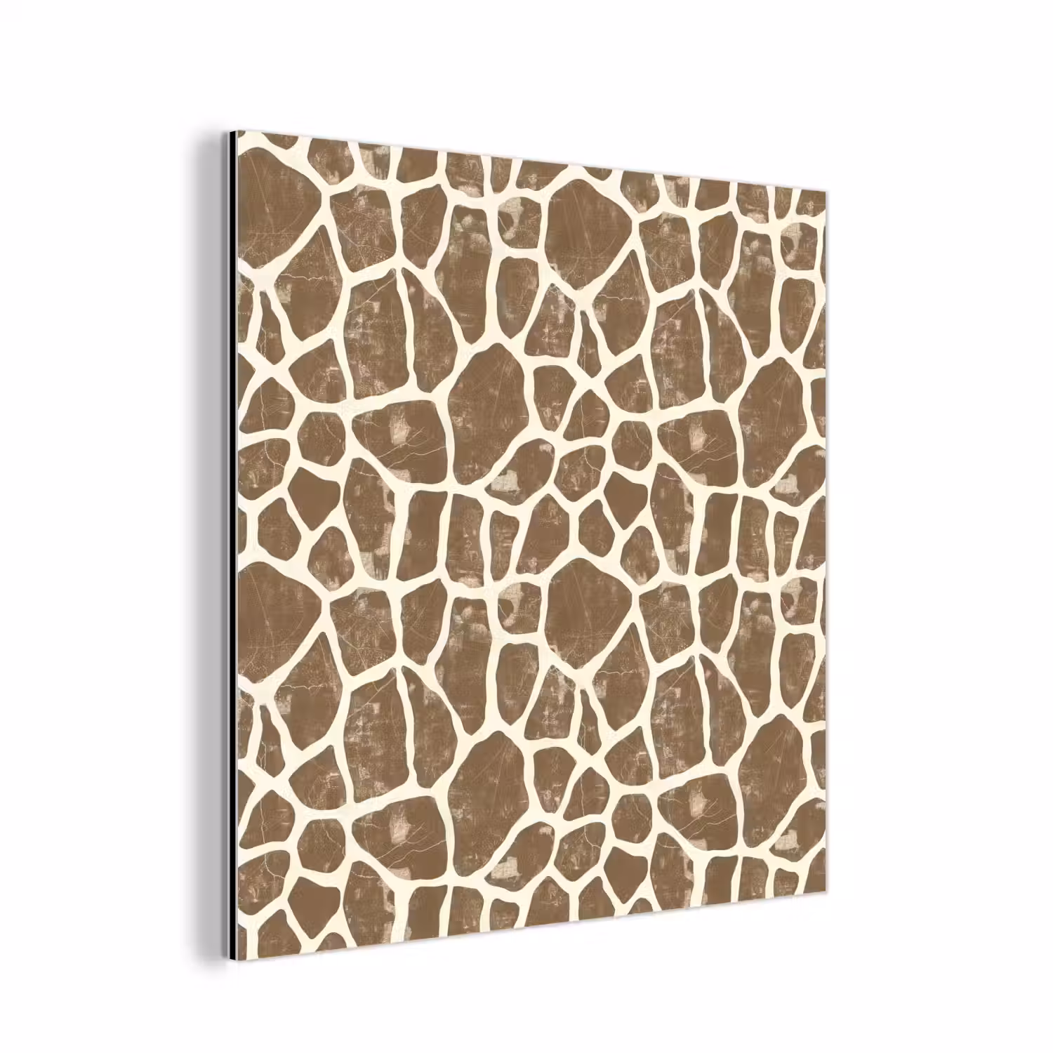 Giraf - Klassiek - Bruin aluminium wit klein 46 -3d