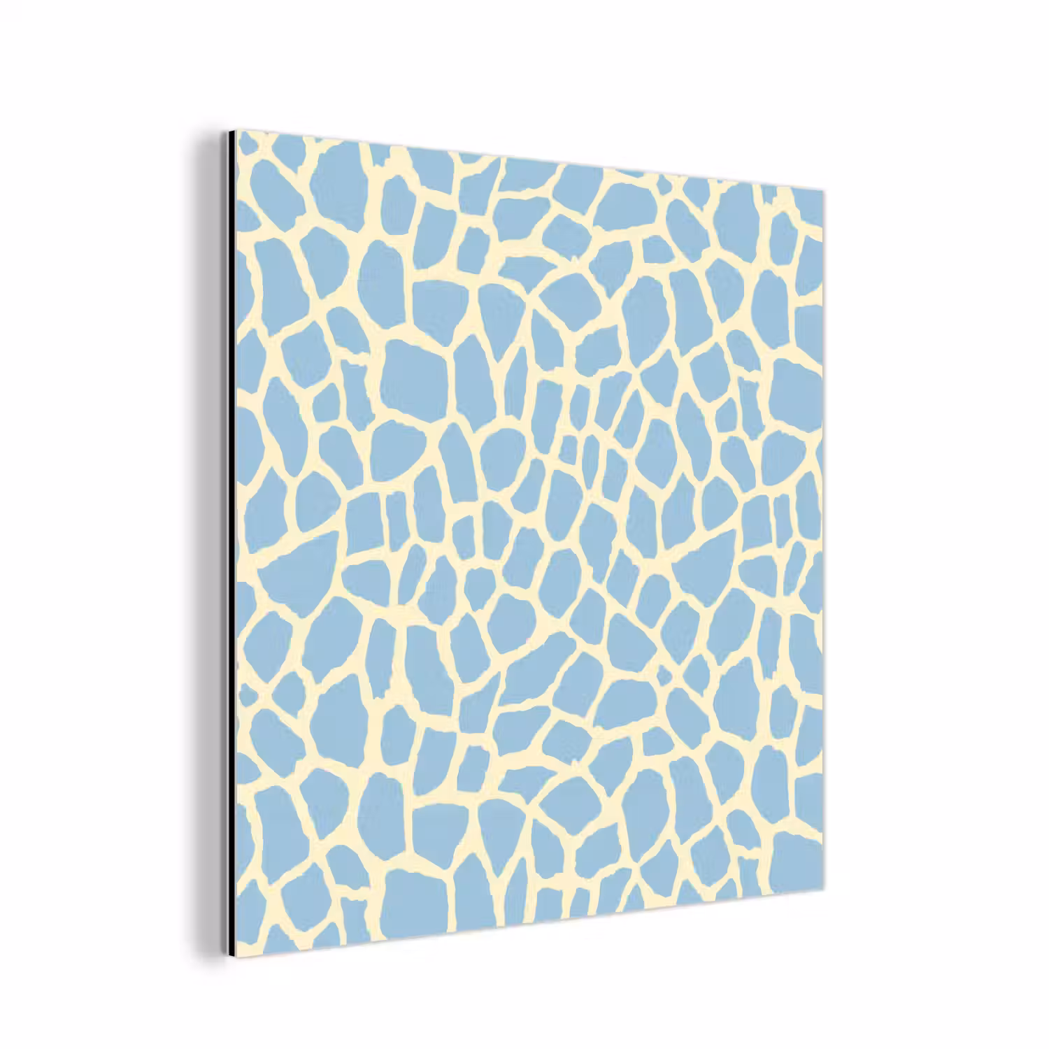 Giraf - Modern - Blauw aluminium wit klein 46 -3d