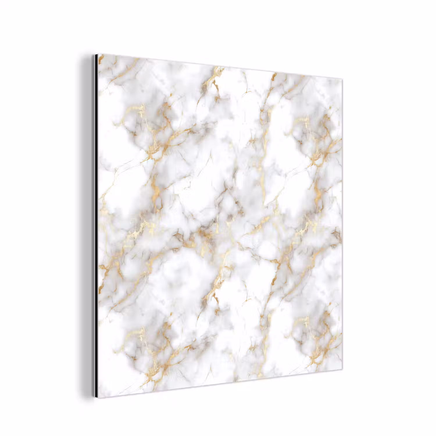 Gouden aders - Marmer - Wit aluminium wit klein 46 -3d