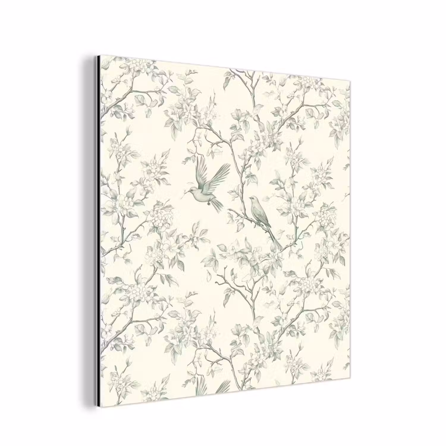 Klassiek - Vogels - Groen aluminium wit klein 46 -3d