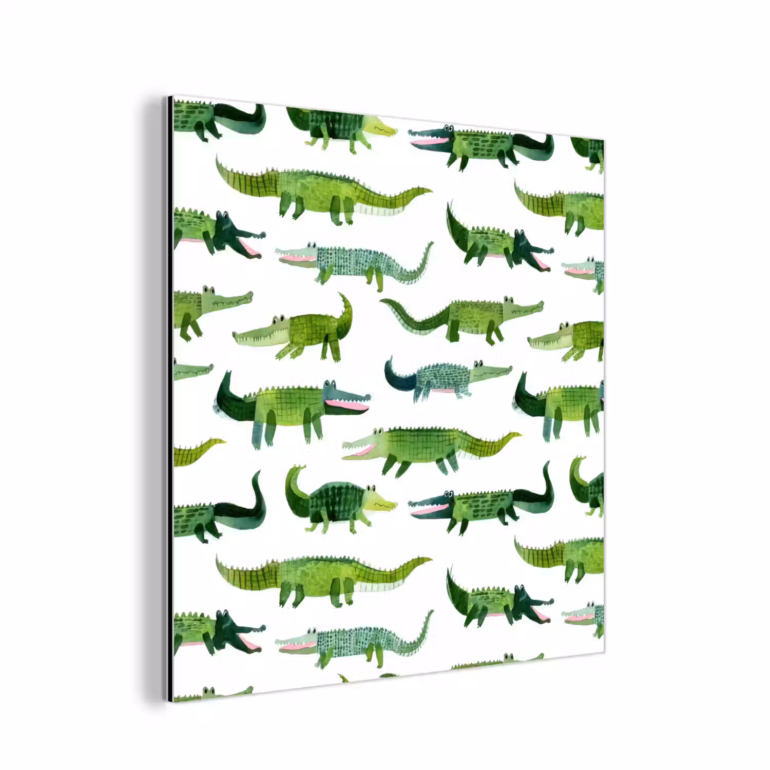 krokodillen - Speels - Groen aluminium wit klein 46 -3d