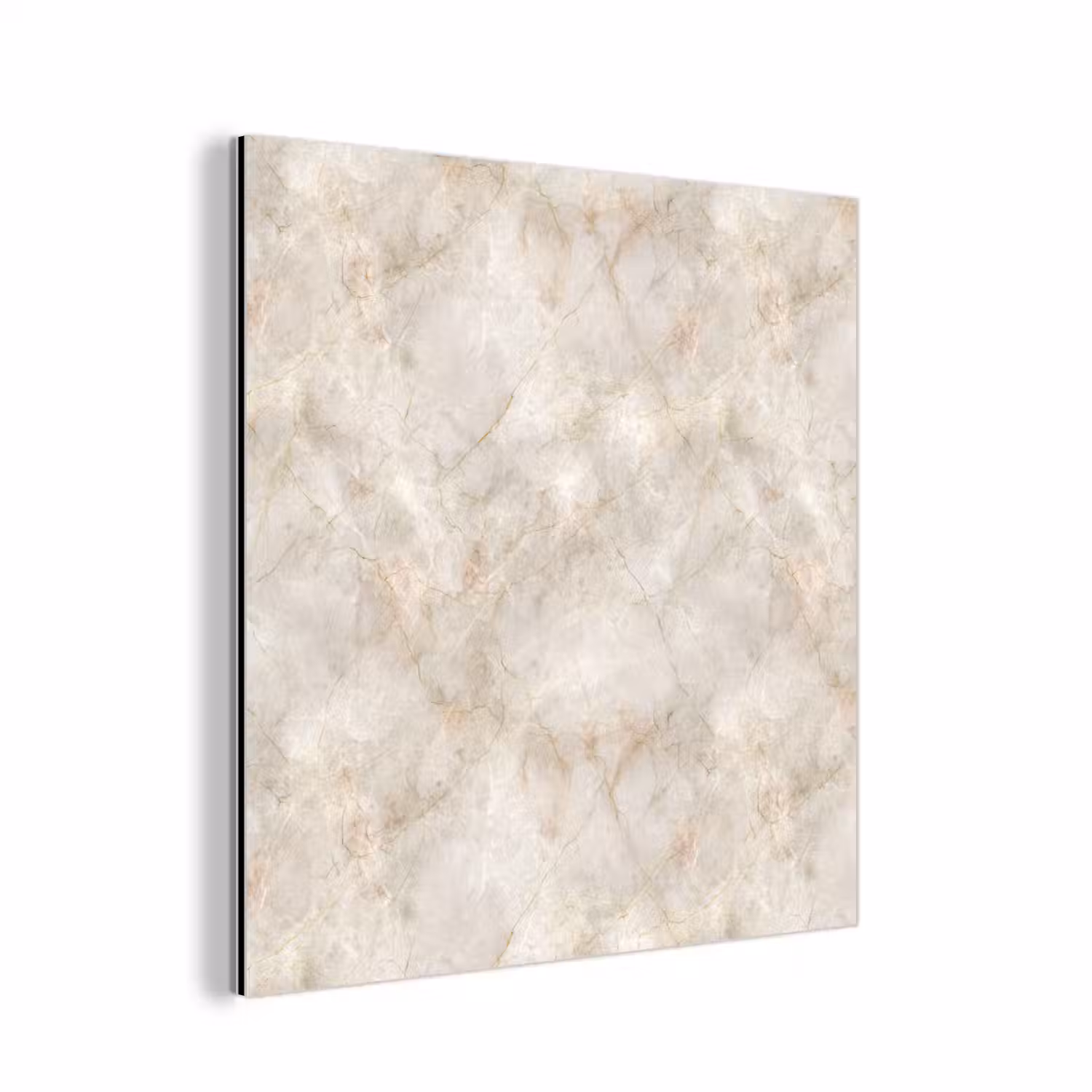 Lichtbeige - Goudbruine Nerven - Marmer aluminium wit klein 46 -3d