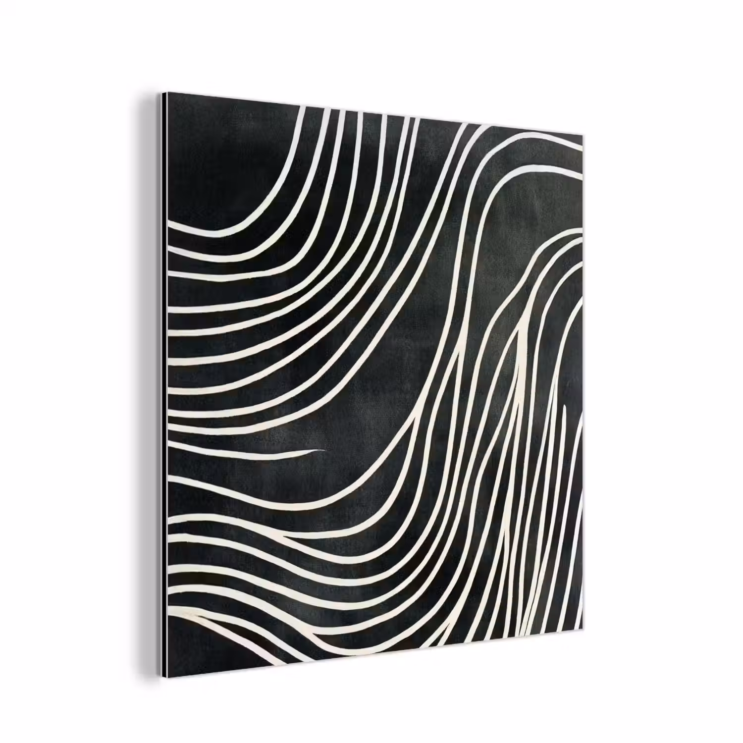 Lijnen - Patroon - Abstract - Wit aluminium wit klein -3d