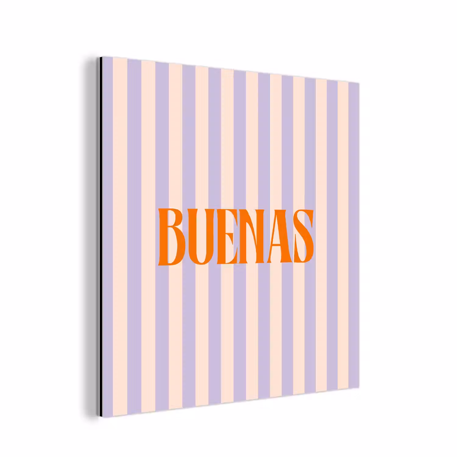 Lila - Oranje - Strepen - Buenas aluminium wit klein -3d