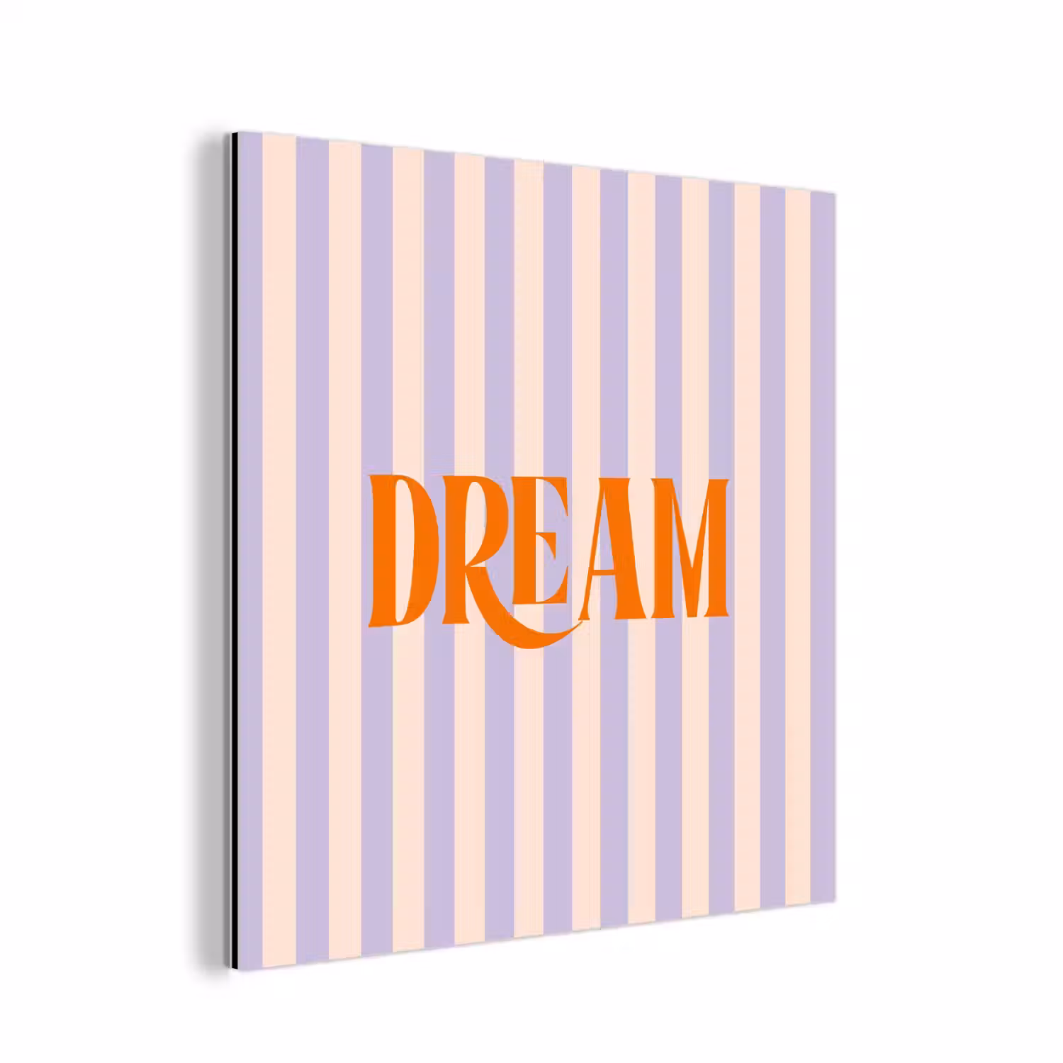 Lila - Oranje - Strepen - Dream aluminium wit klein -3d