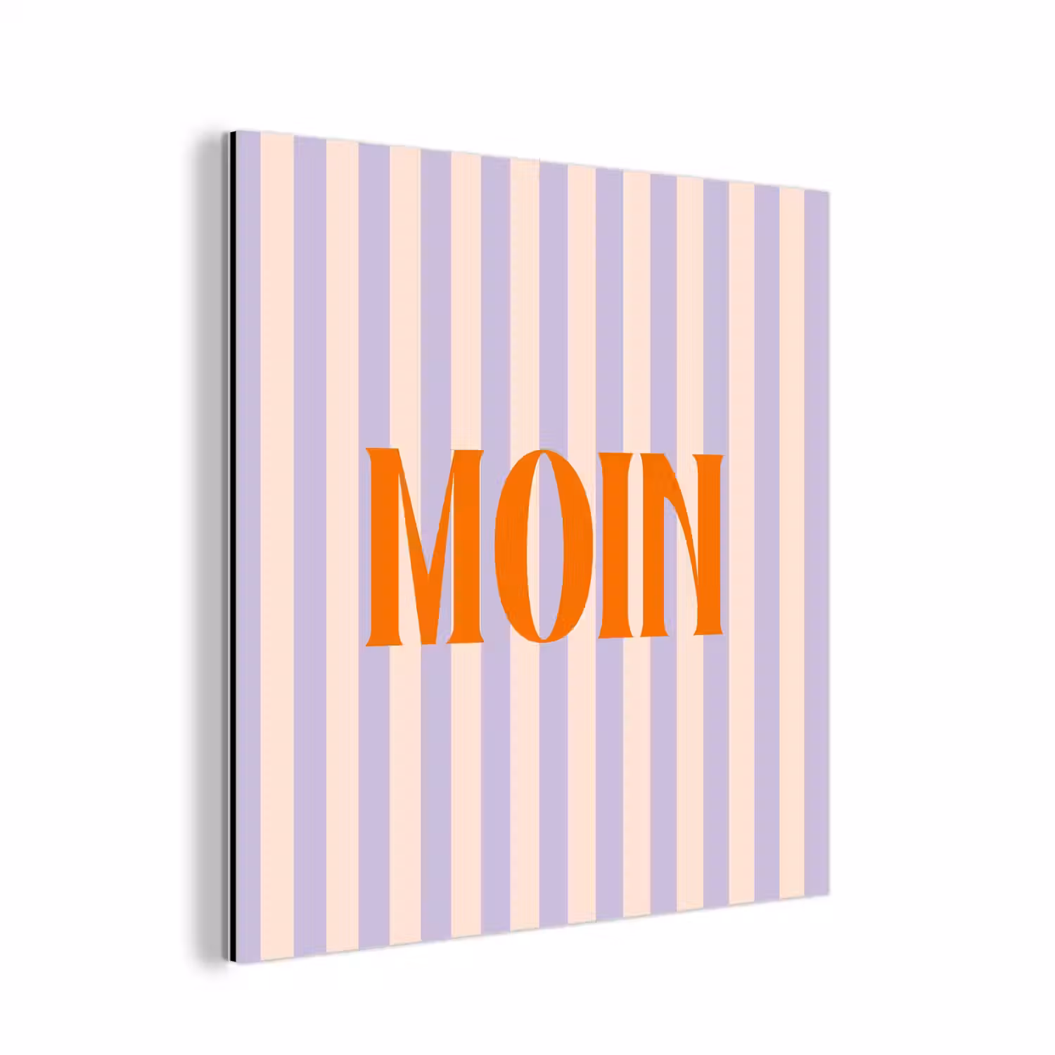 Lila - Oranje - Strepen - Moin aluminium wit klein -3d