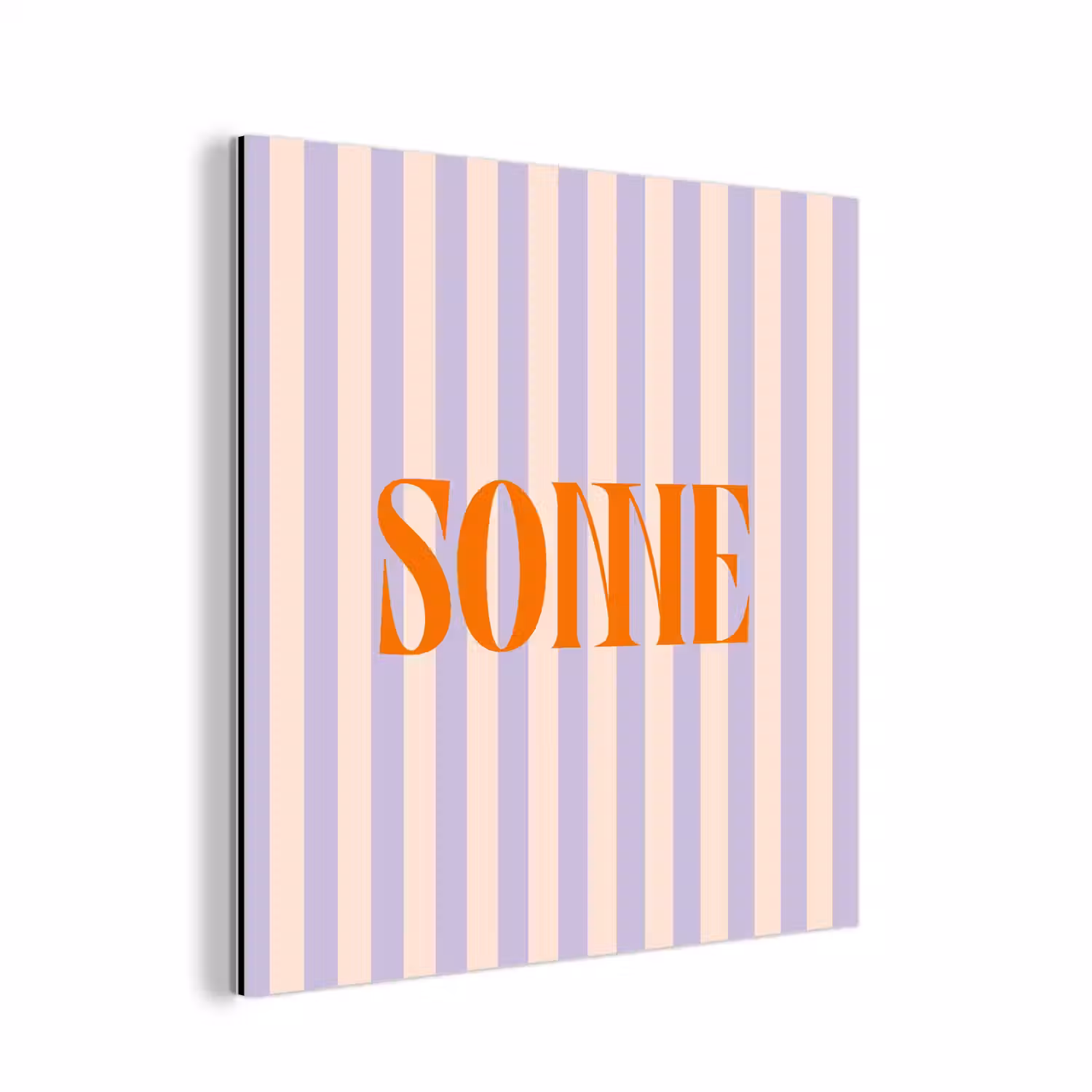 Lila - Oranje - Strepen - Sonne aluminium wit klein -3d