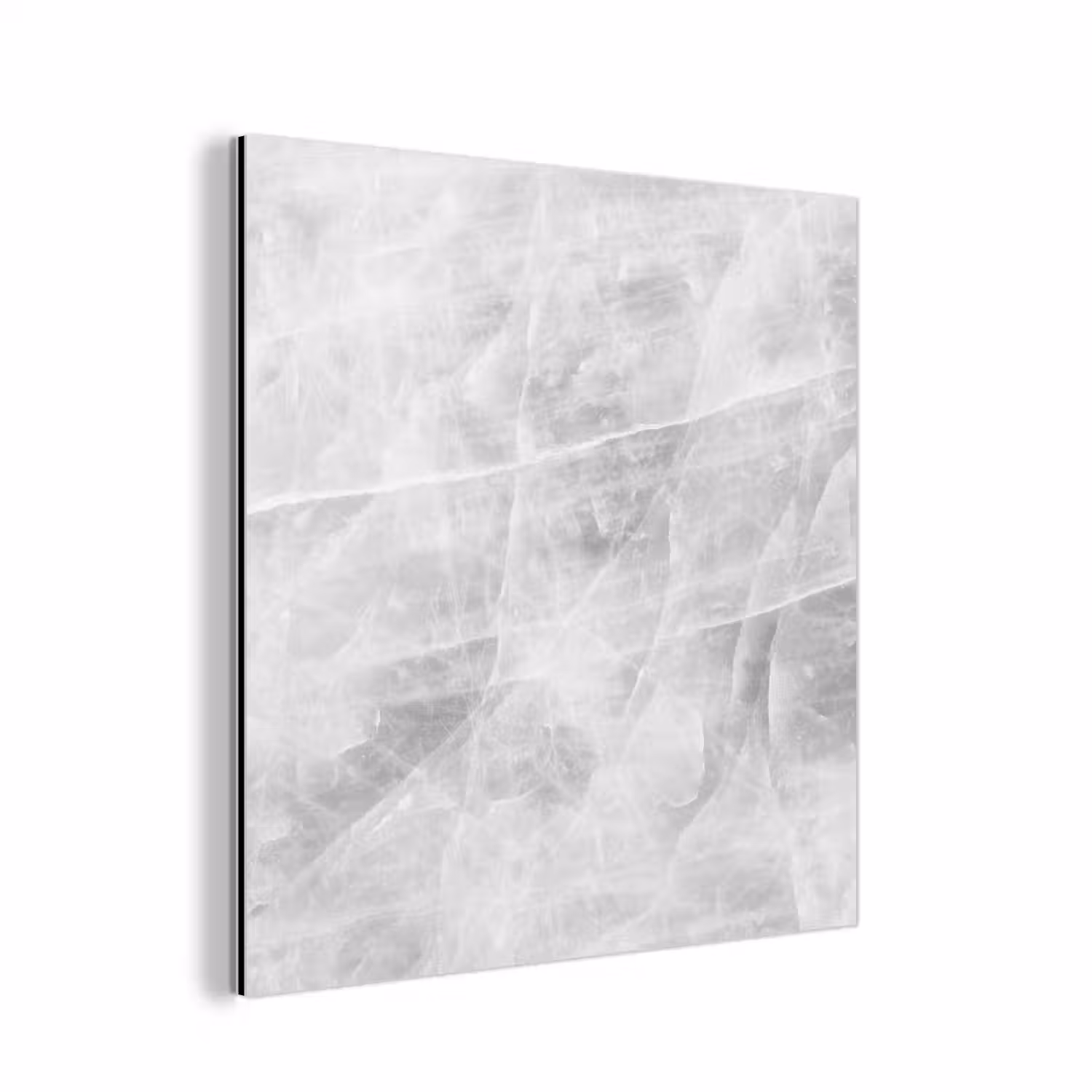 Marmer - Steen - Wit - Luxe - Marmerlook aluminium wit klein -3d