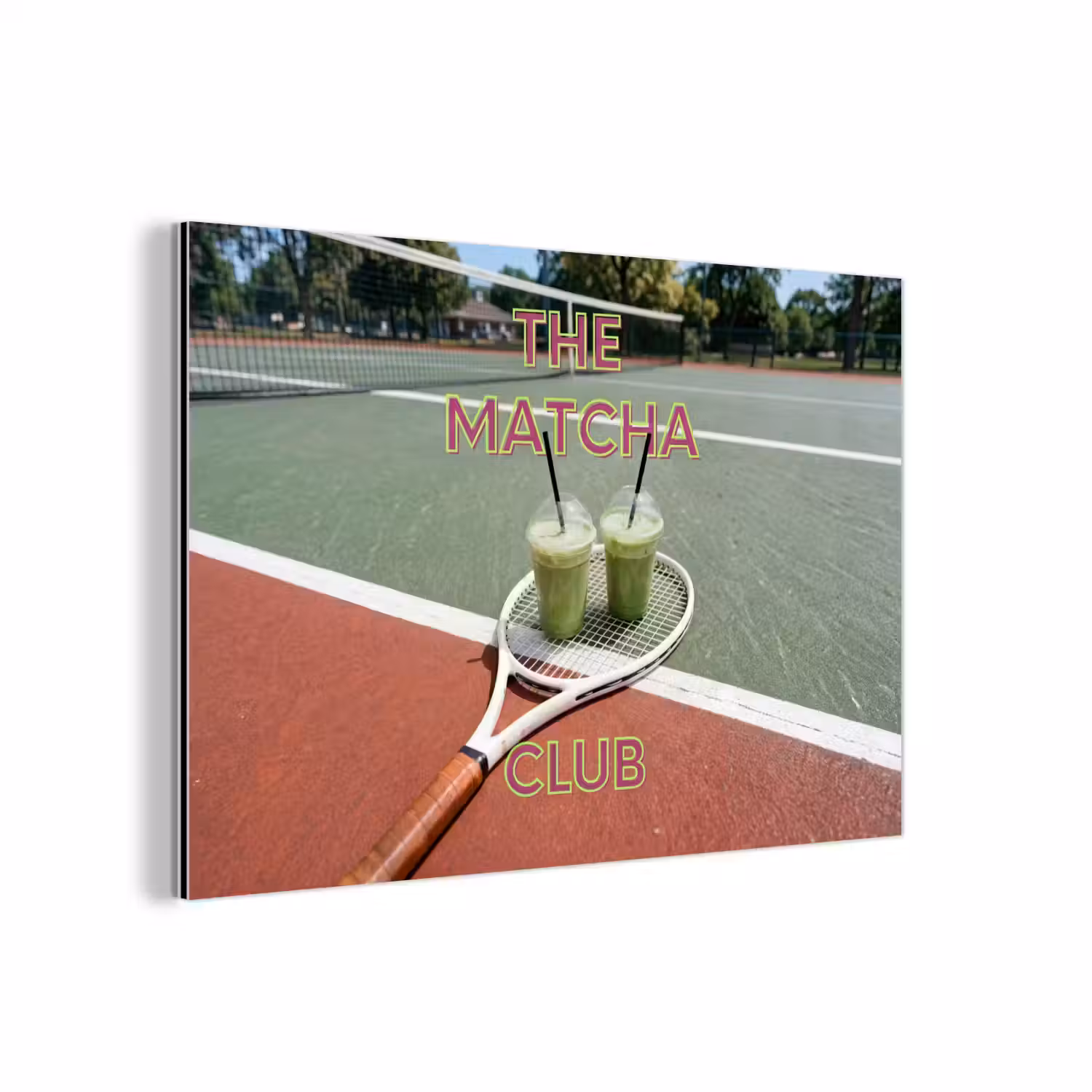 Matcha Club - Tennis - Matcha aluminium wit klein -3d