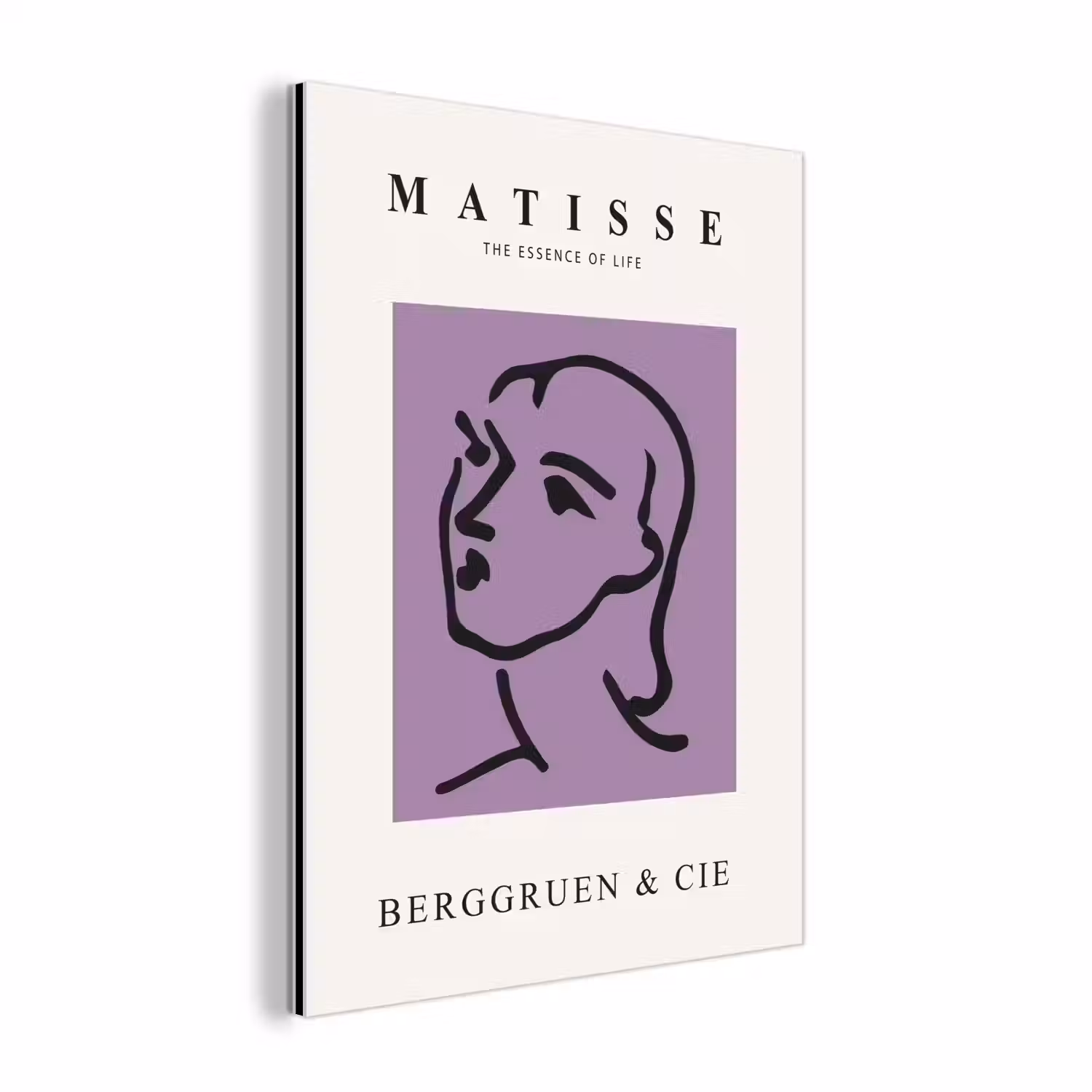 Matisse - Abstract - Oude meesters - Vrouw aluminium wit klein -3d