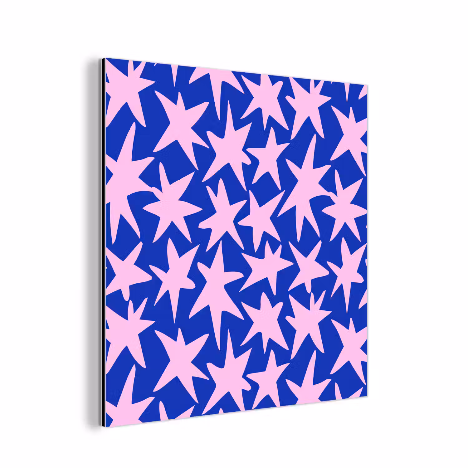 Modern - Sterren - Blauw aluminium wit klein 46 -3d