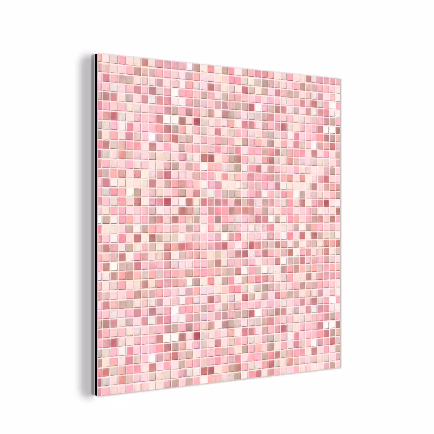 Mozaïek - Patroon - Roze aluminium wit klein 46 -3d