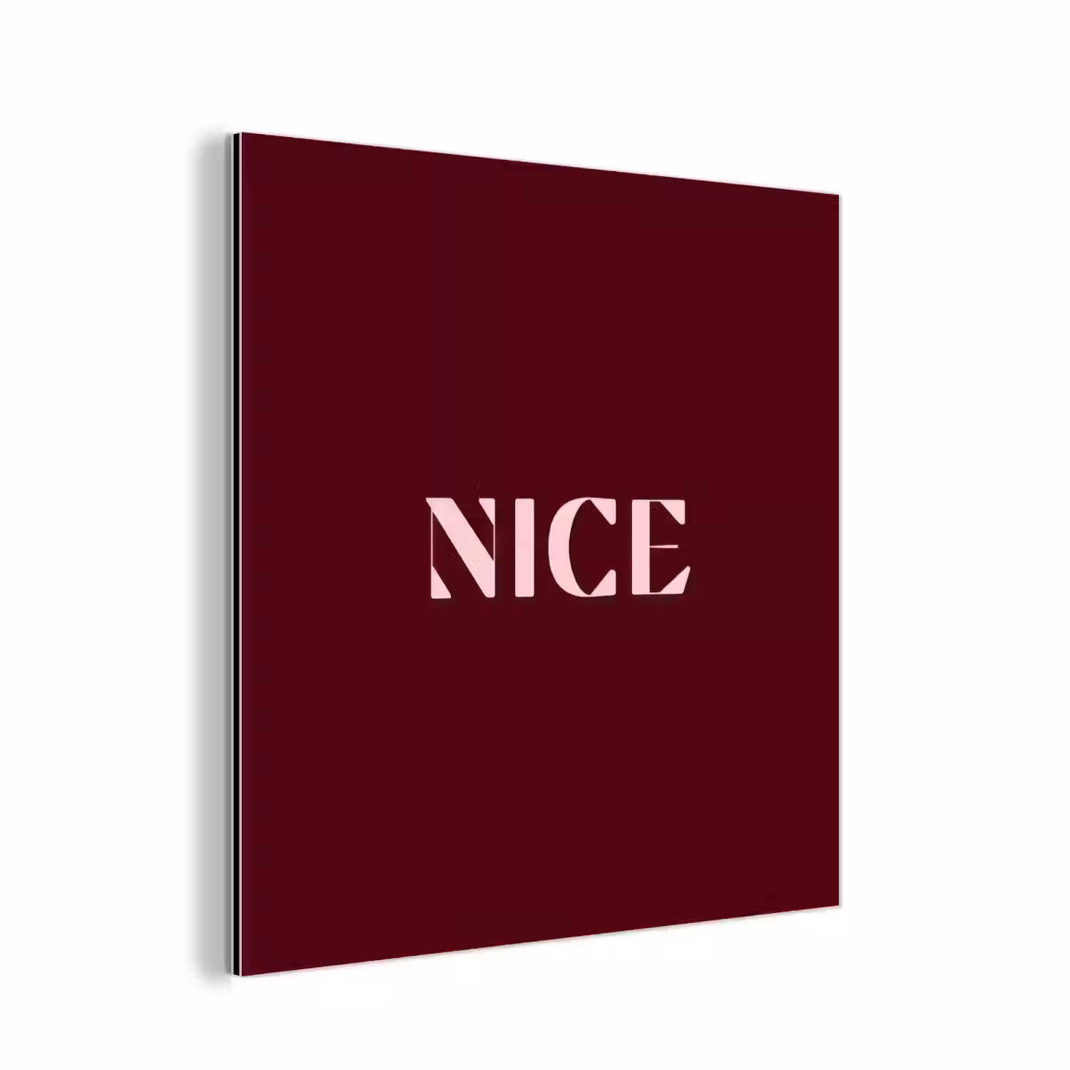Nice - Bordeaux - Roze aluminium wit klein -3d