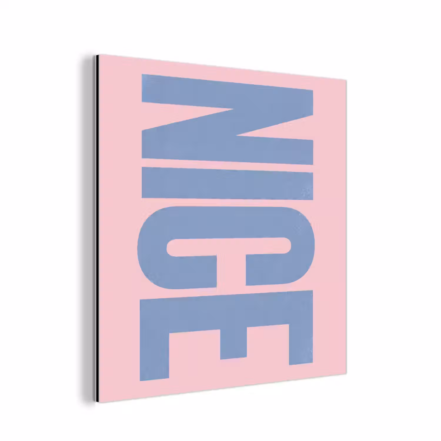 Nice - Paars - Roze aluminium wit klein -3d